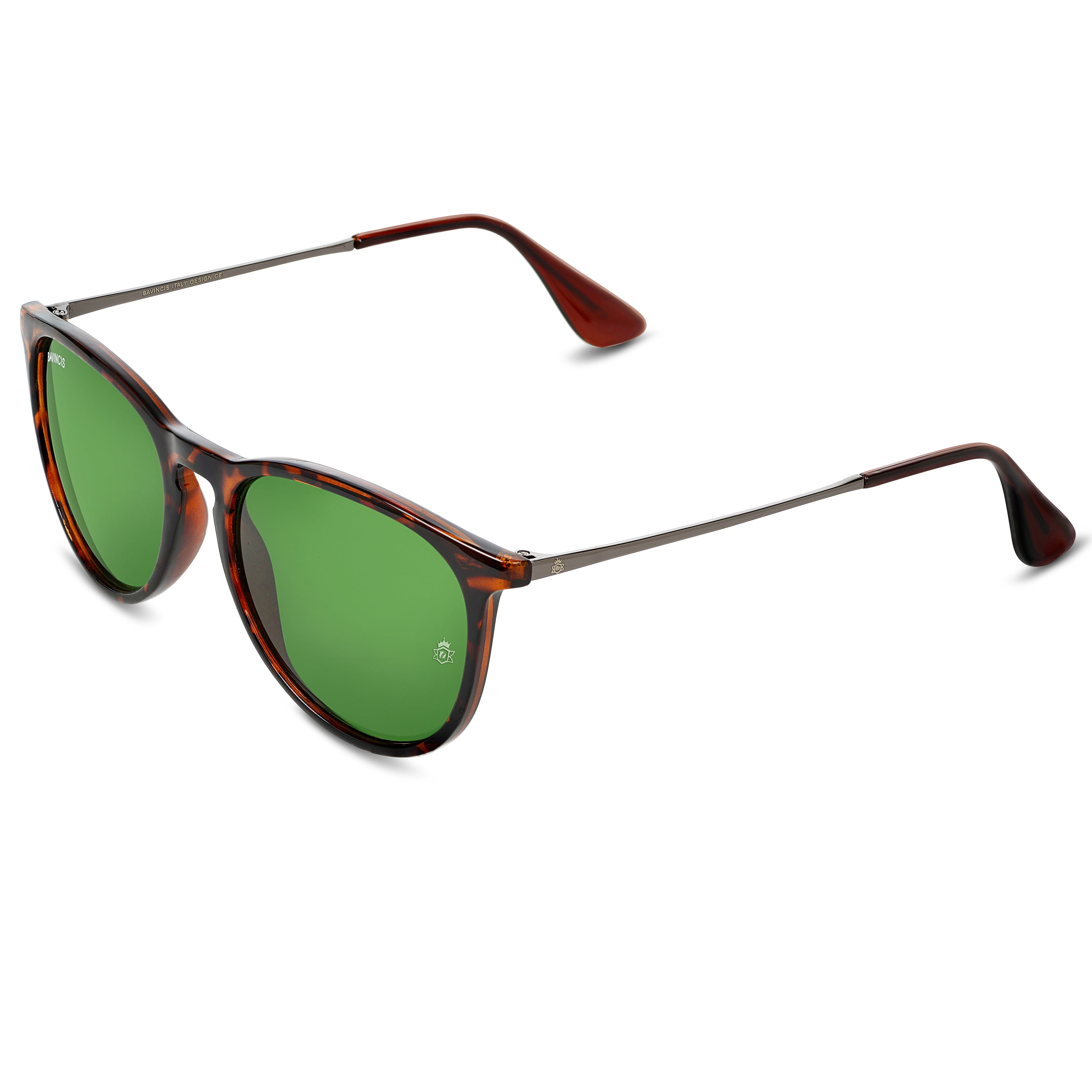 Bavincis Gracy T Brown And Green Edition Sunglasses - BAVINCIS