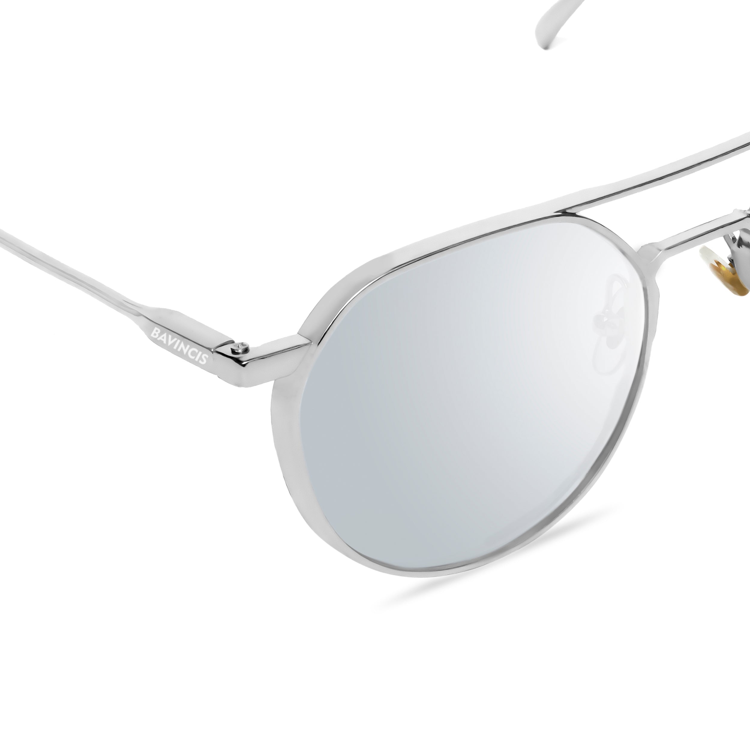 Bavincis Spektus Silver And Silver Mercury Edition Sunglasses