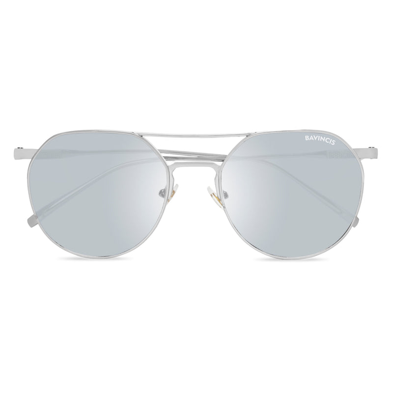 Bavincis Spektus Silver And Silver Mercury Edition Sunglasses