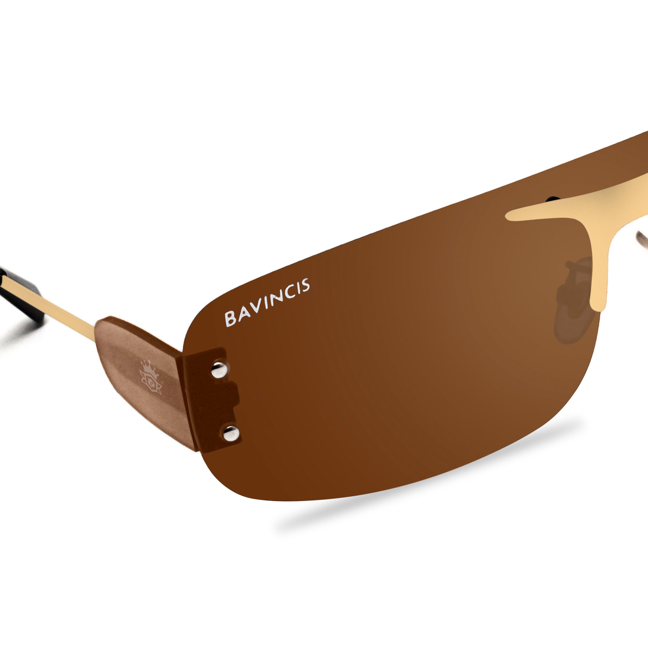 Bavincis Bayons Gold And Brown Edition Sunglasses