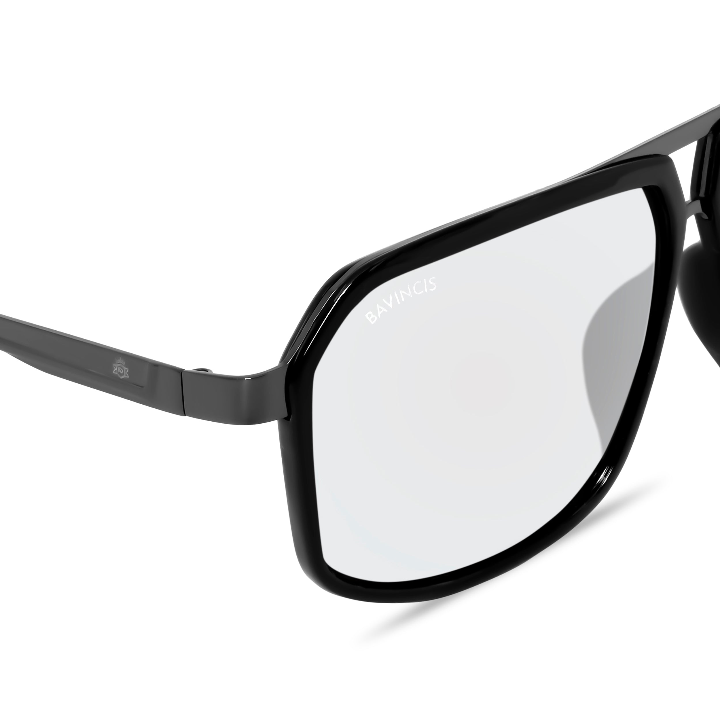 Bavincis Markus Black And  White Antiray  Edition Sunglasses