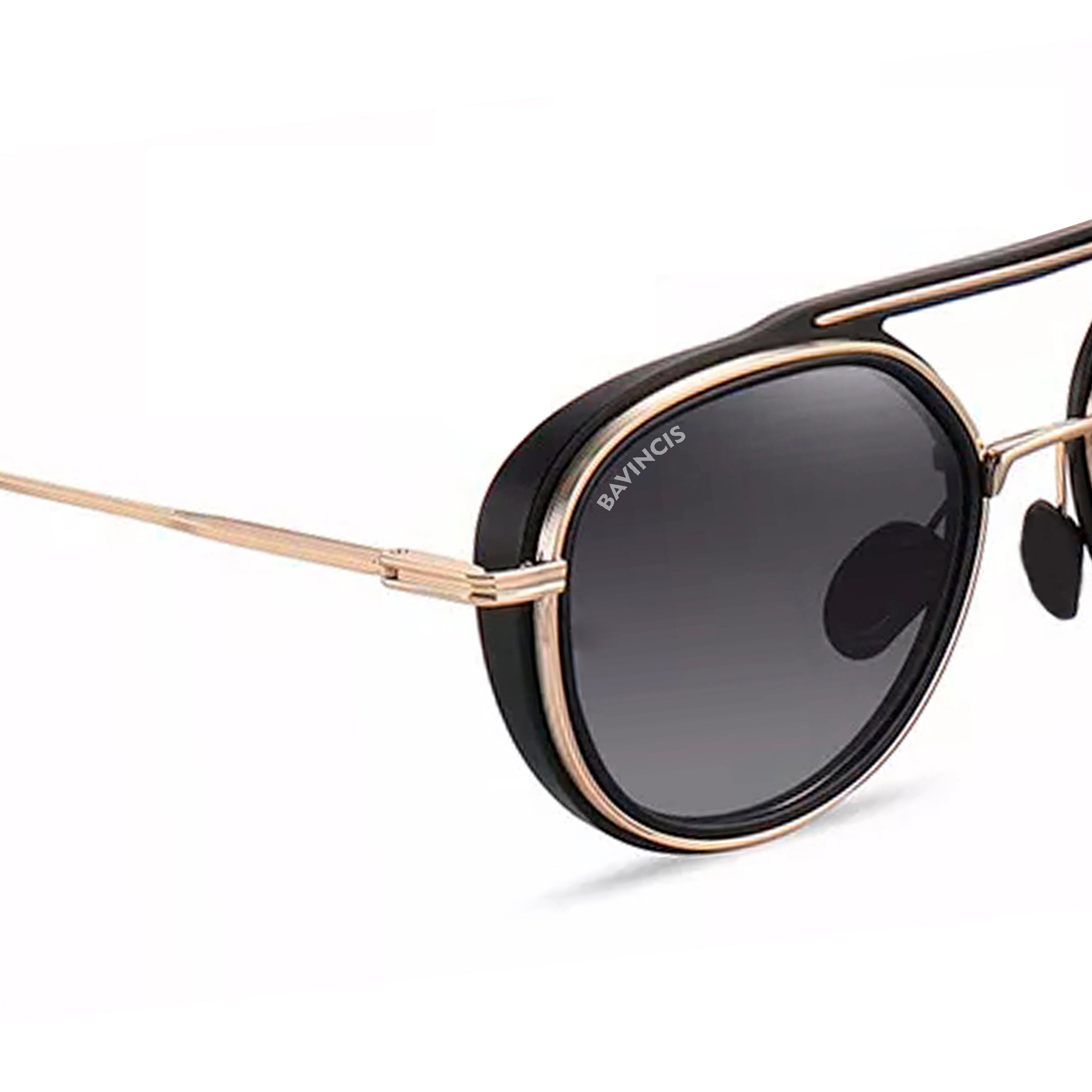 Bavincis Fleets Gold And Grey Gradient Edition Sunglasses