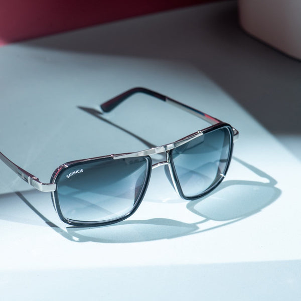 Bavincis Stanly D11 Silver And Gray Gradient Edition Sunglasses