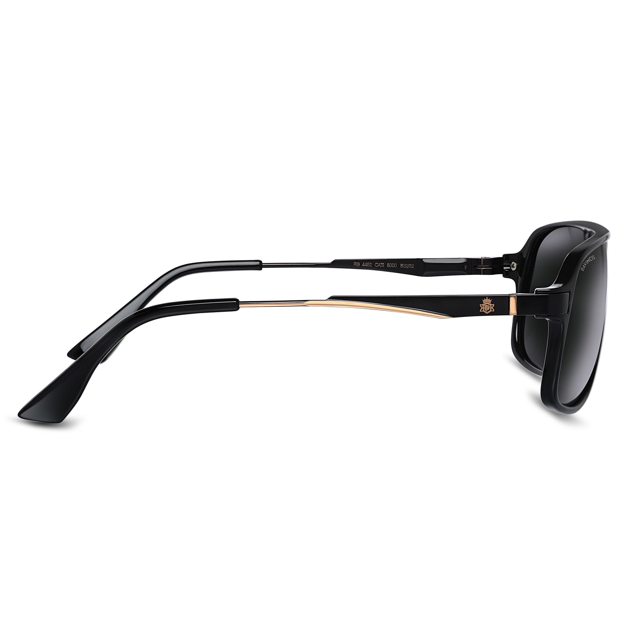 Bavincis Rebel Glossy Black And Black Edition Sunglasses - BAVINCIS