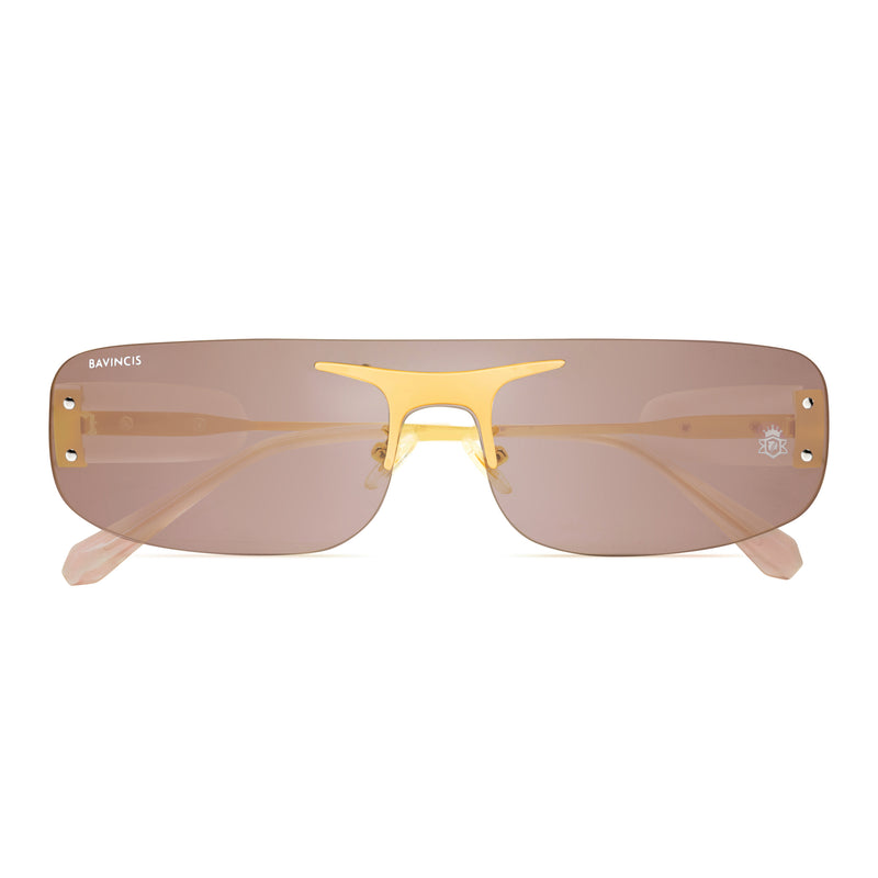 Bavincis Bayons Gold Classic Brown Edition Sunglasses