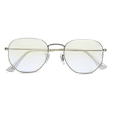 Bavincis Gemini silver and White AntiRay Edition Sunglasses