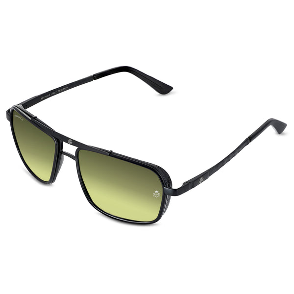 Bavincis Stanly D11 Black And Yellow Green Gradient Edition Sunglasses