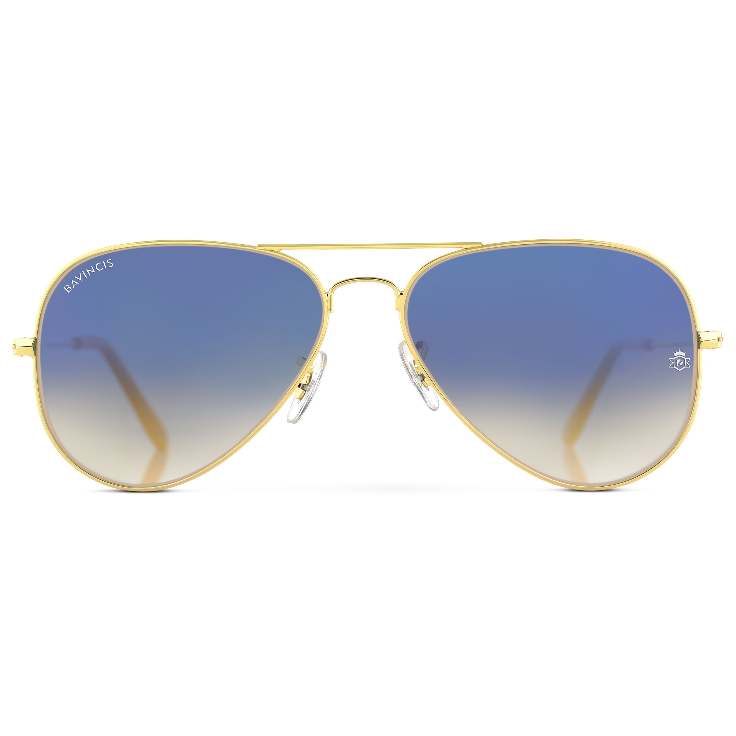 Bavincis Tommy Gold And Blue Gradient Edition Sunglasses - BAVINCIS