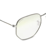 Bavincis Gemini silver and White AntiRay Edition Sunglasses