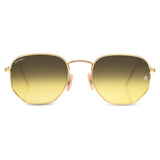 Bavincis Gemini Gold And Green Gradient Edition Sunglasses