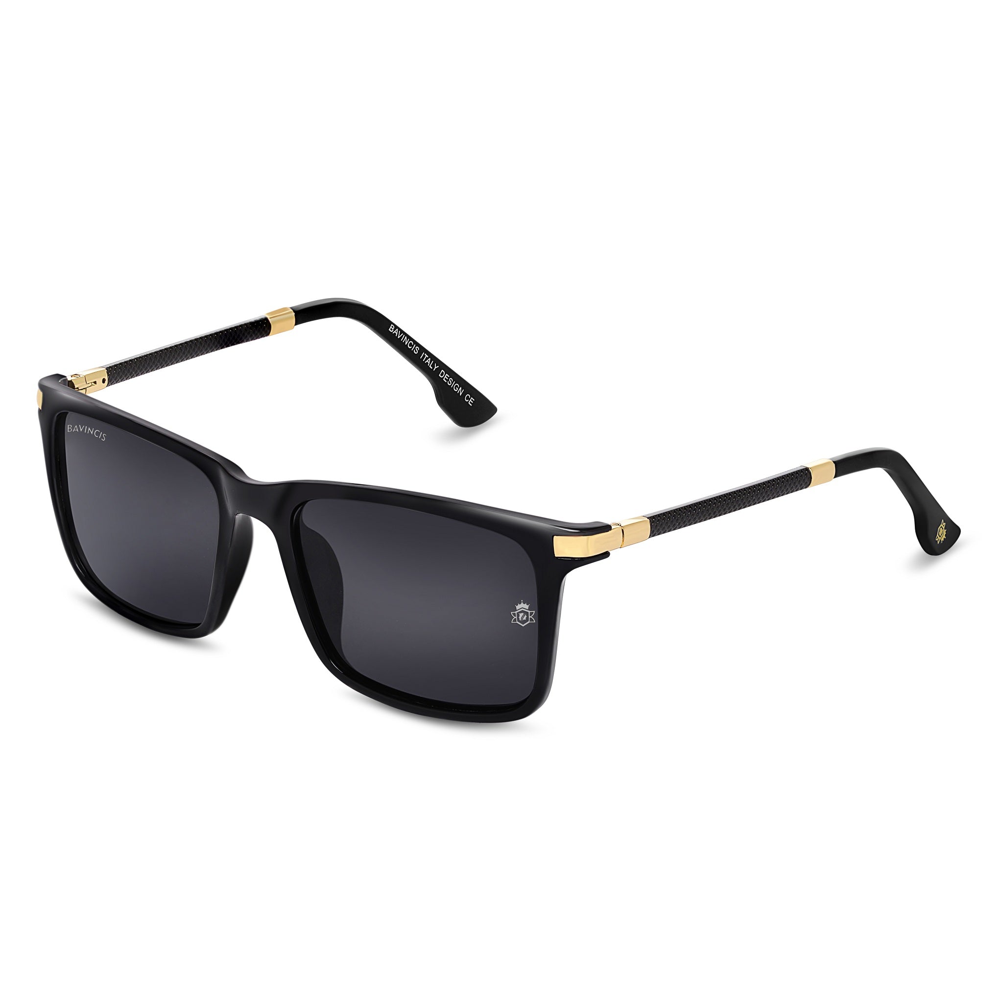 Bavincis Milano Glossy Black And Black Edition Sunglasses - BAVINCIS