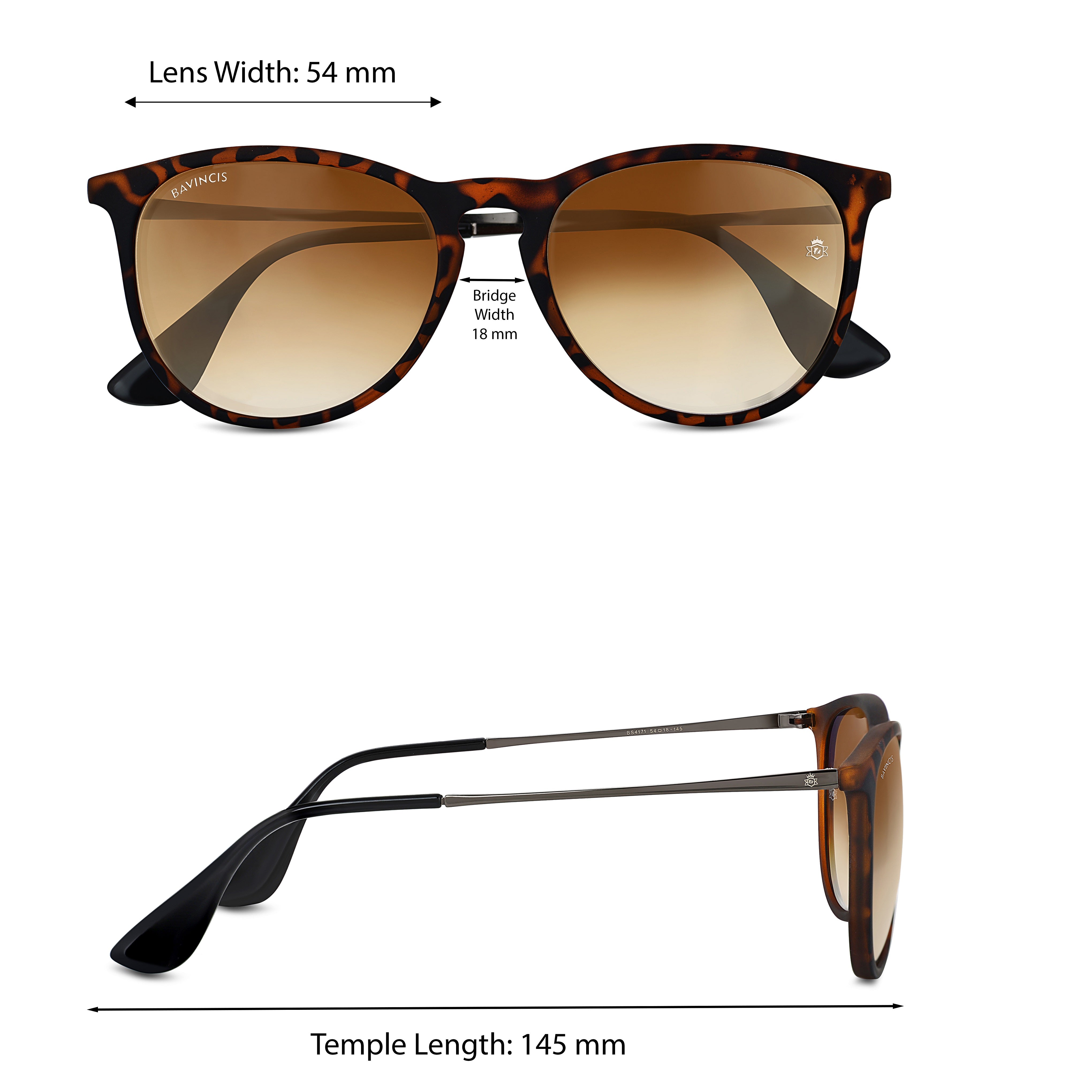 Bavincis Gracy T Brown And Brown Gradient Edition sunglasses