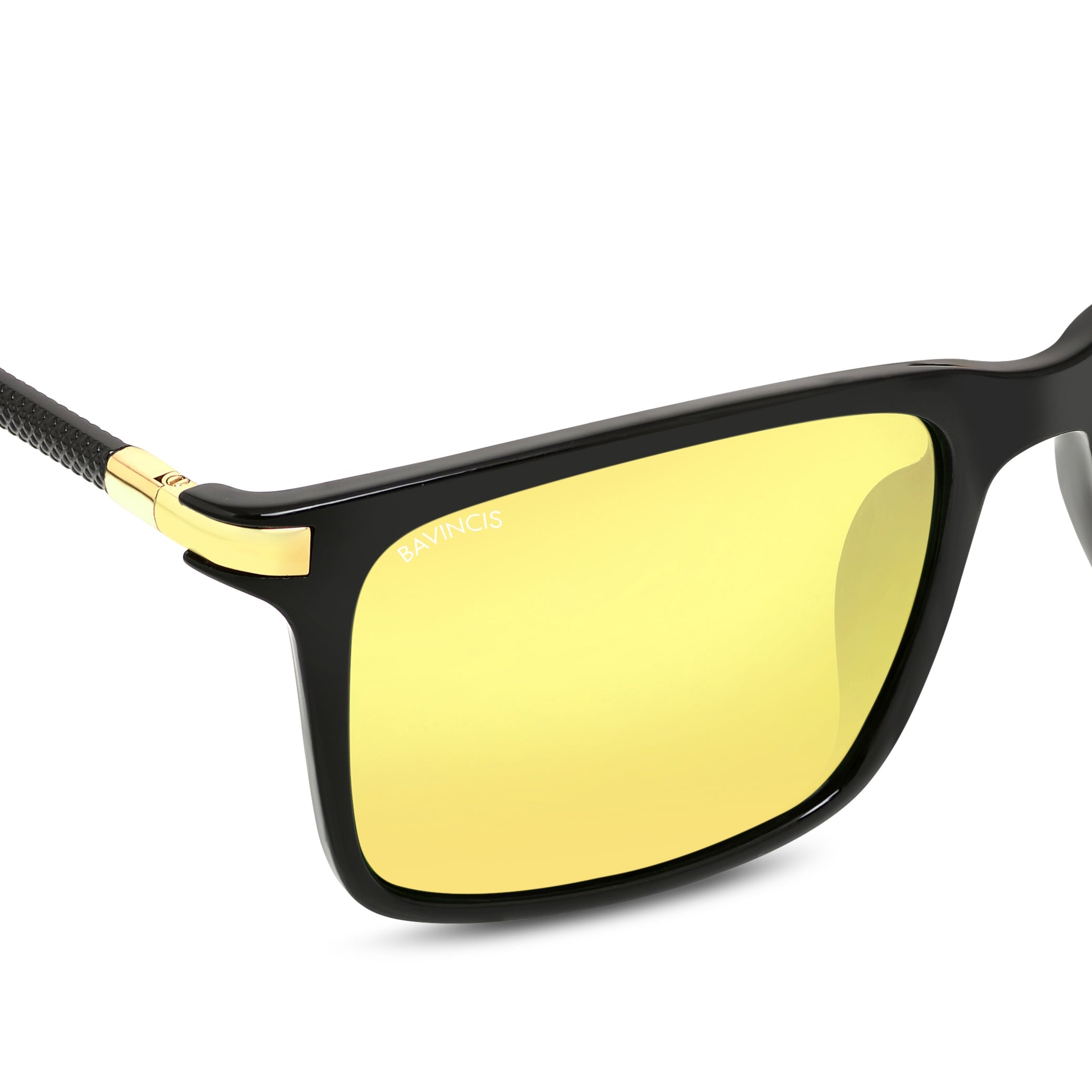 Bavincis Milano Black And Yellow Edition Sunglasses