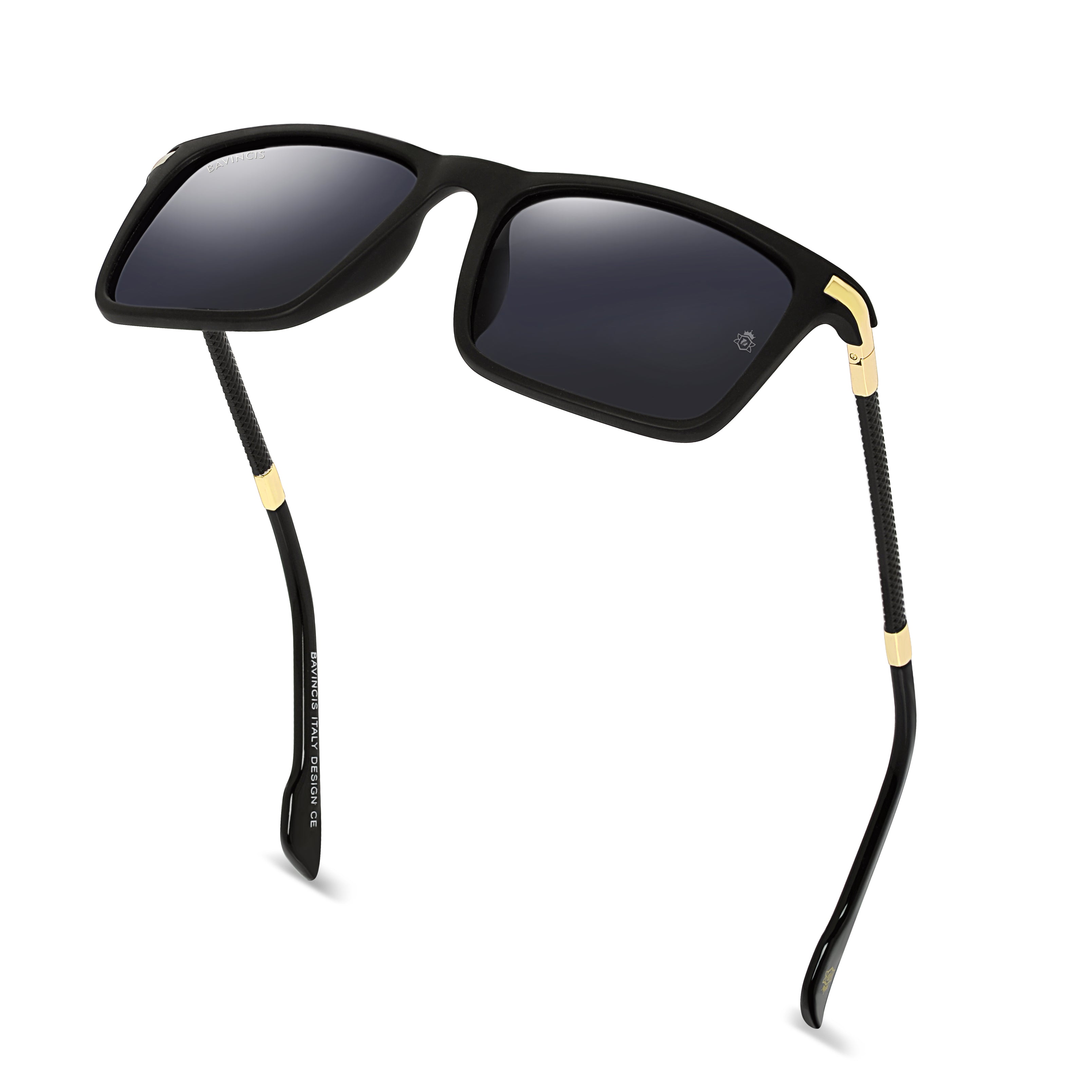 Bavincis Milano Glossy Black And Black Edition Sunglasses - BAVINCIS