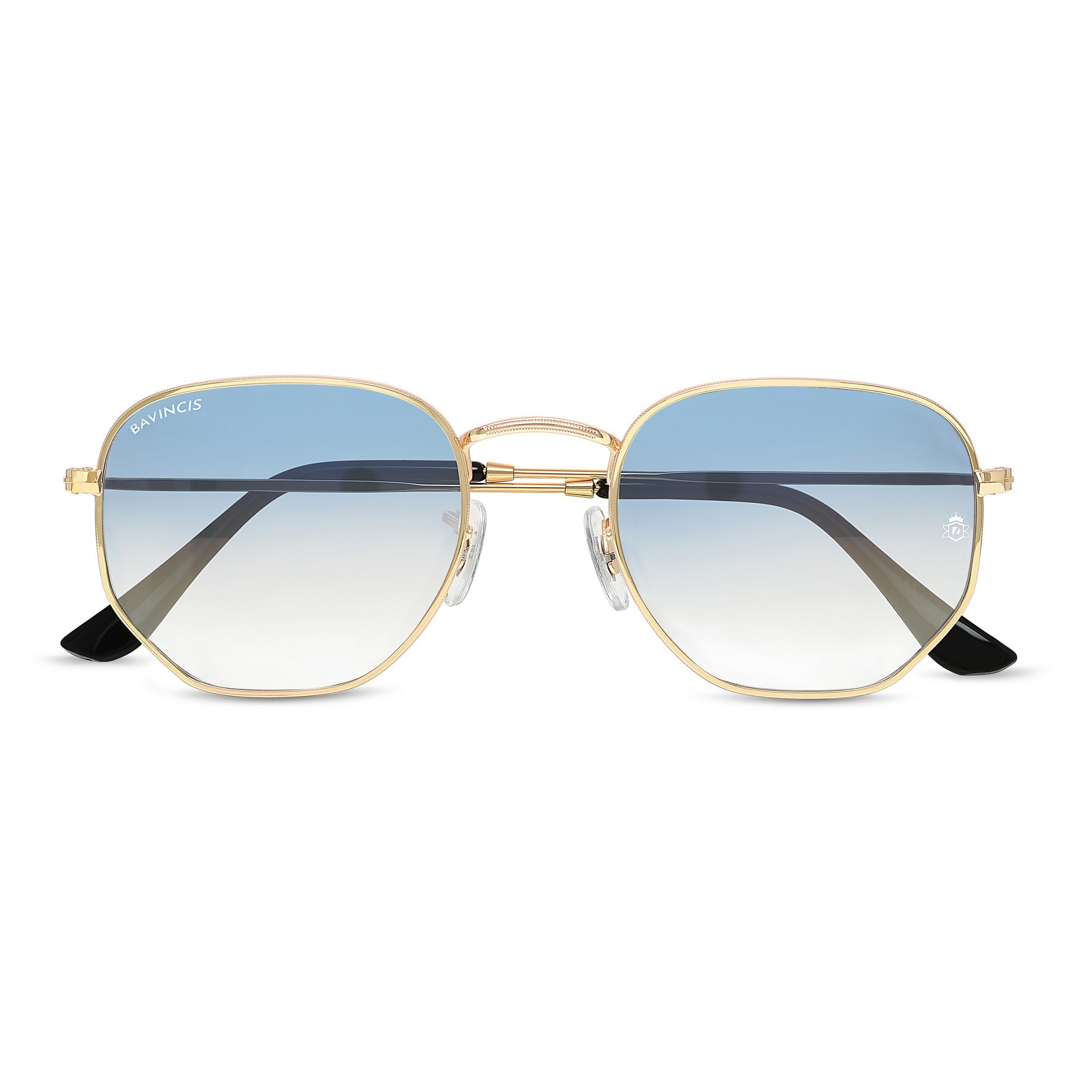 Bavincis Gemini Gold And Blue Gradient Edition Sunglasses