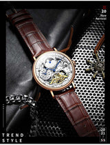 Bavincis Marcia Rose Gold and Brown I Automatic Watch - BAVINCIS
