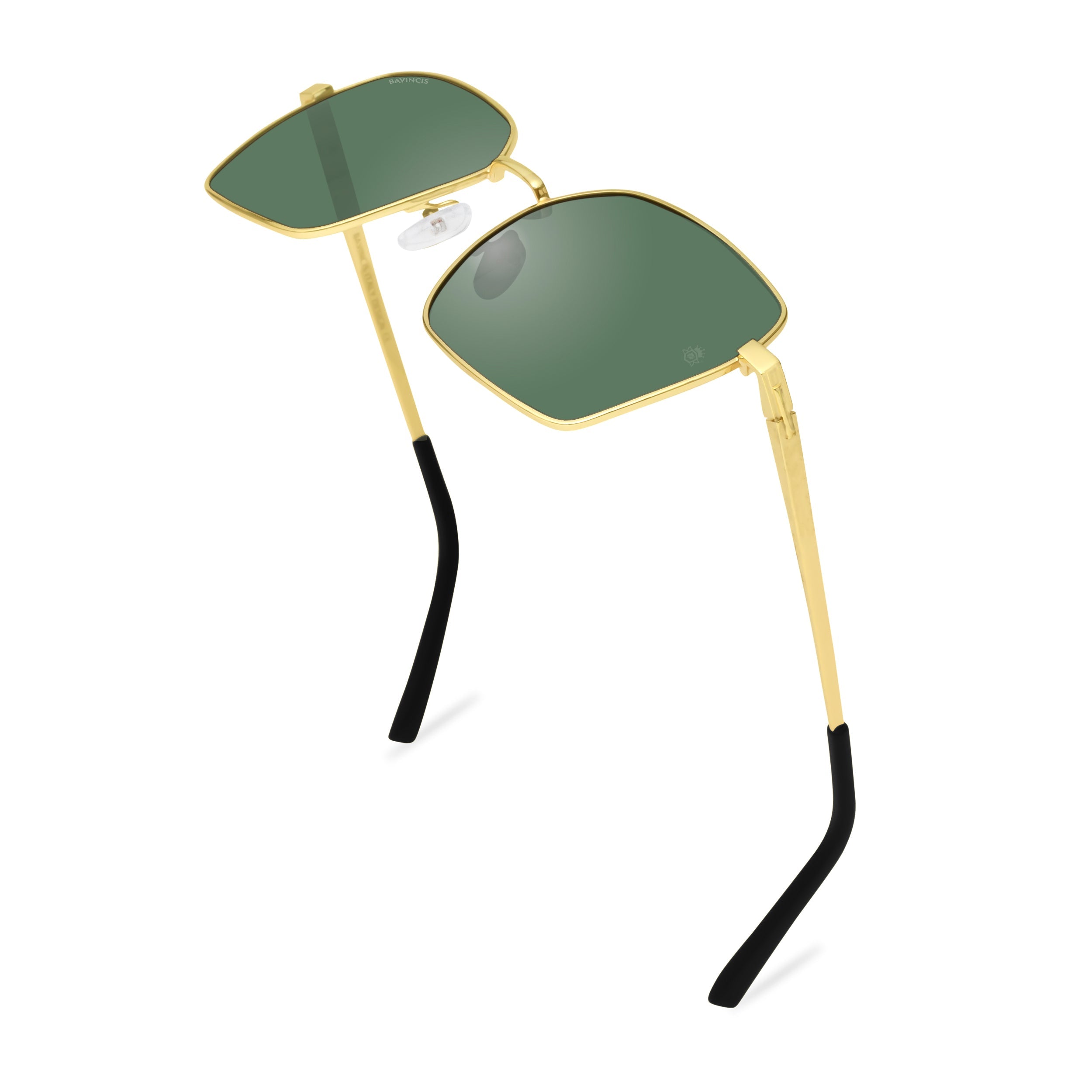 Bavincis The Bond Gold And Green Edition Sunglasses