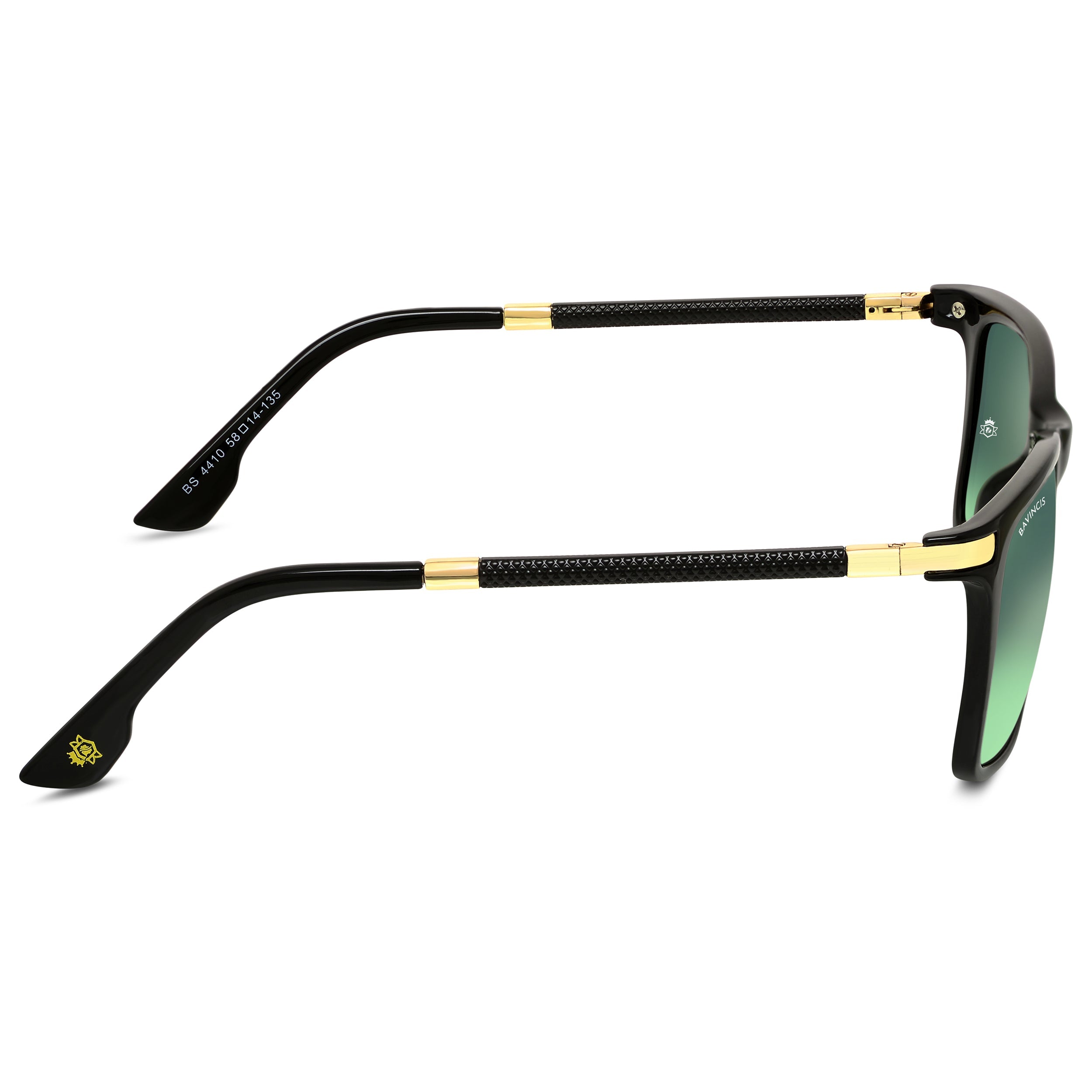 Bavincis Milano Black And Green Gradiant Edition Sunglasses - BAVINCIS