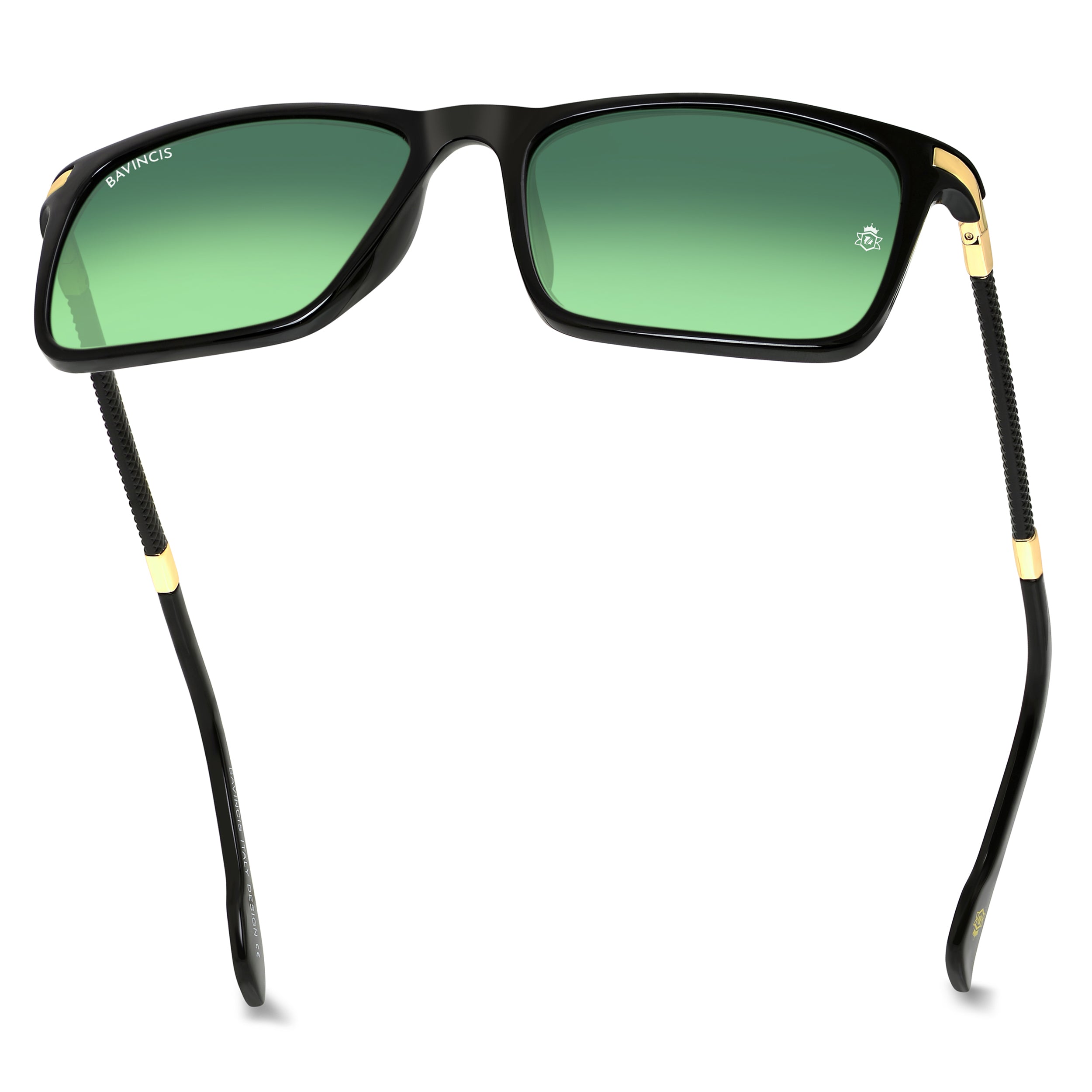 Bavincis Milano Black And Green Gradiant Edition Sunglasses - BAVINCIS