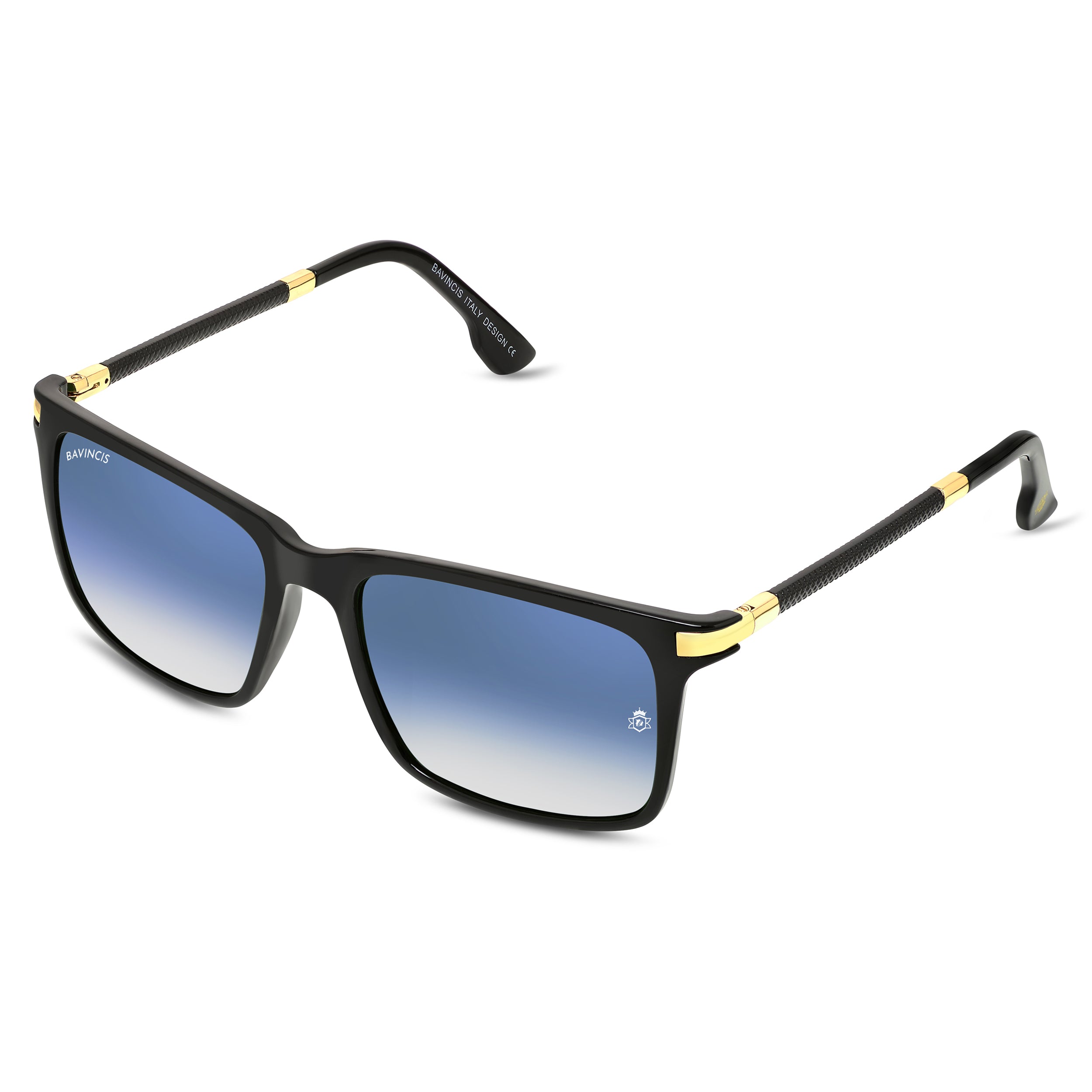 Bavincis Milano Black And Blue Gradiant Edition Sunglasses - BAVINCIS