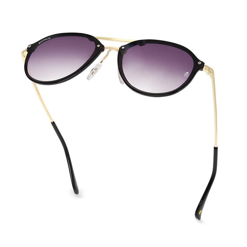 Bavincis Walker Gold And Grey Gradient Edition Sunglasses - BAVINCIS