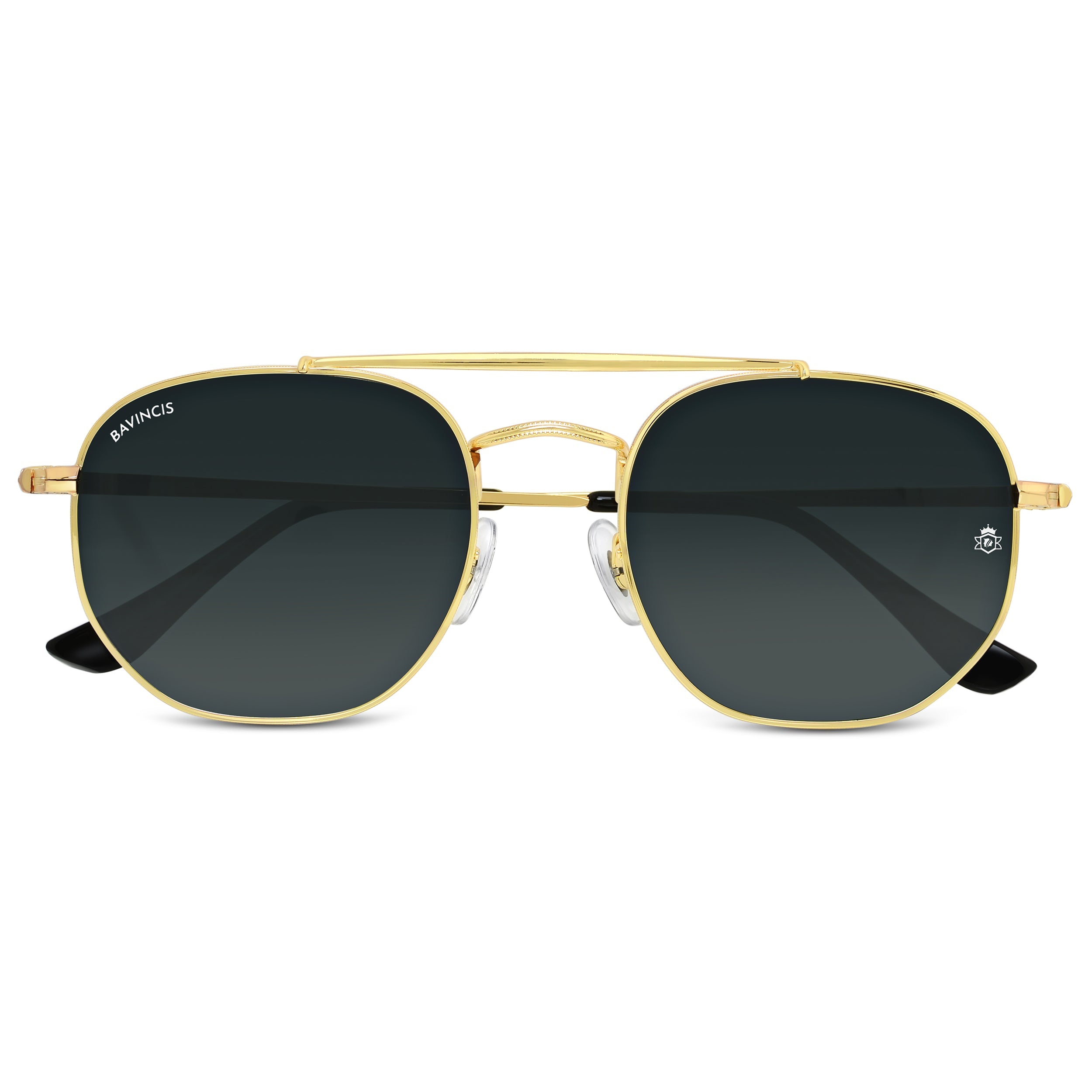 Bavincis Sparkle Gold And Black Edition Sunglasses