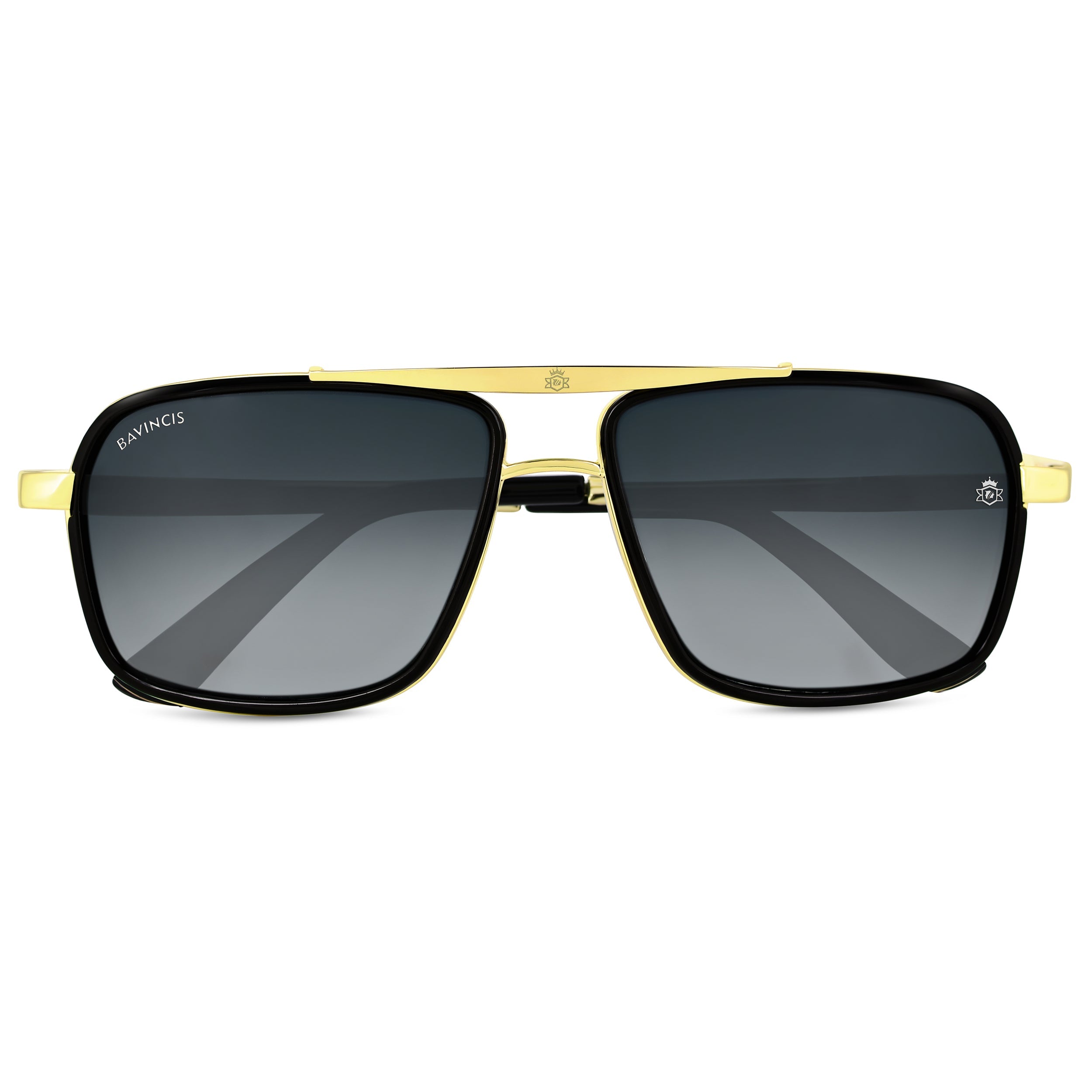 Bavincis Stanly D11 Gold And Gray Gradient Edition Sunglasses