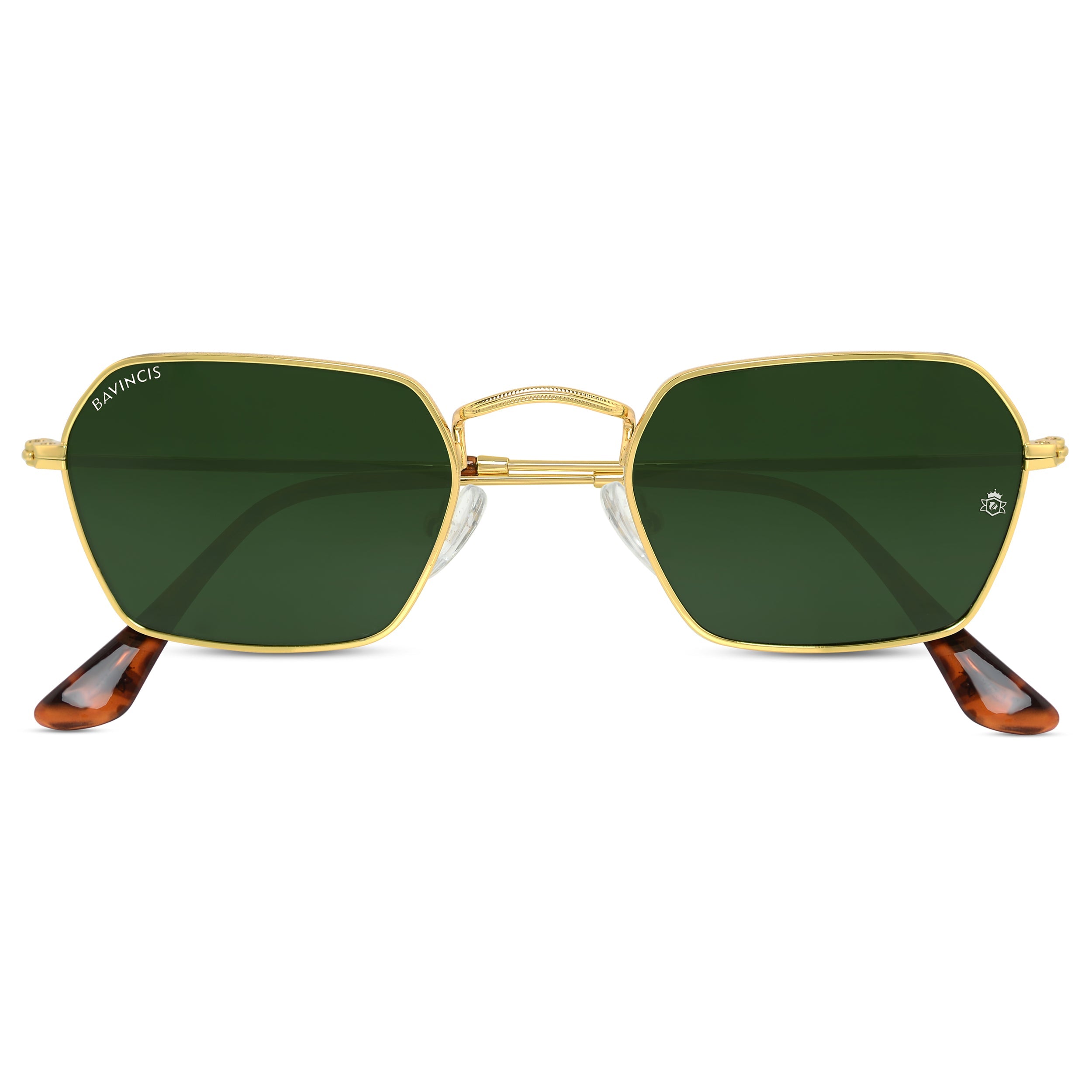 Bavincis Delight Gold And Green Edition Sunglasses