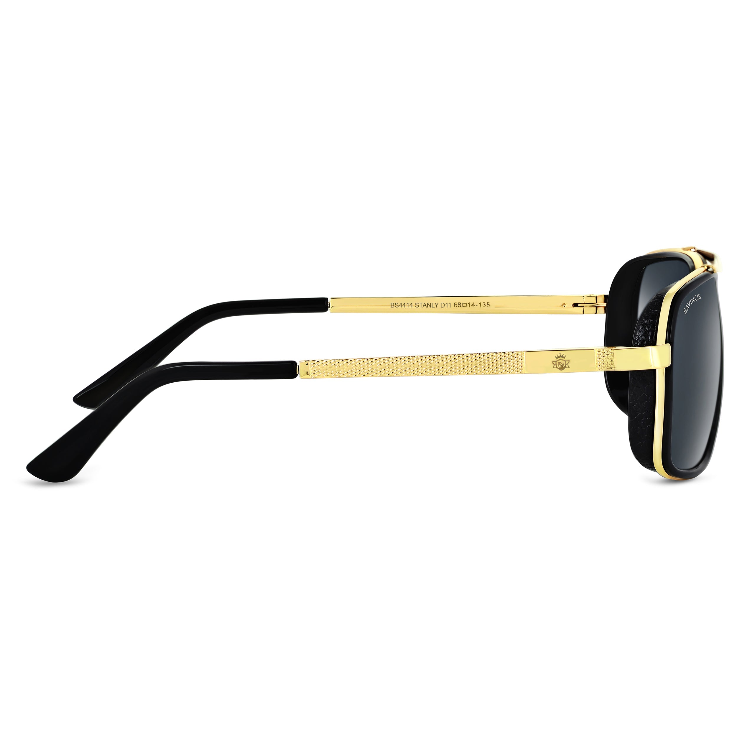 Bavincis Stanly D11 Gold And Gray Gradient Edition Sunglasses