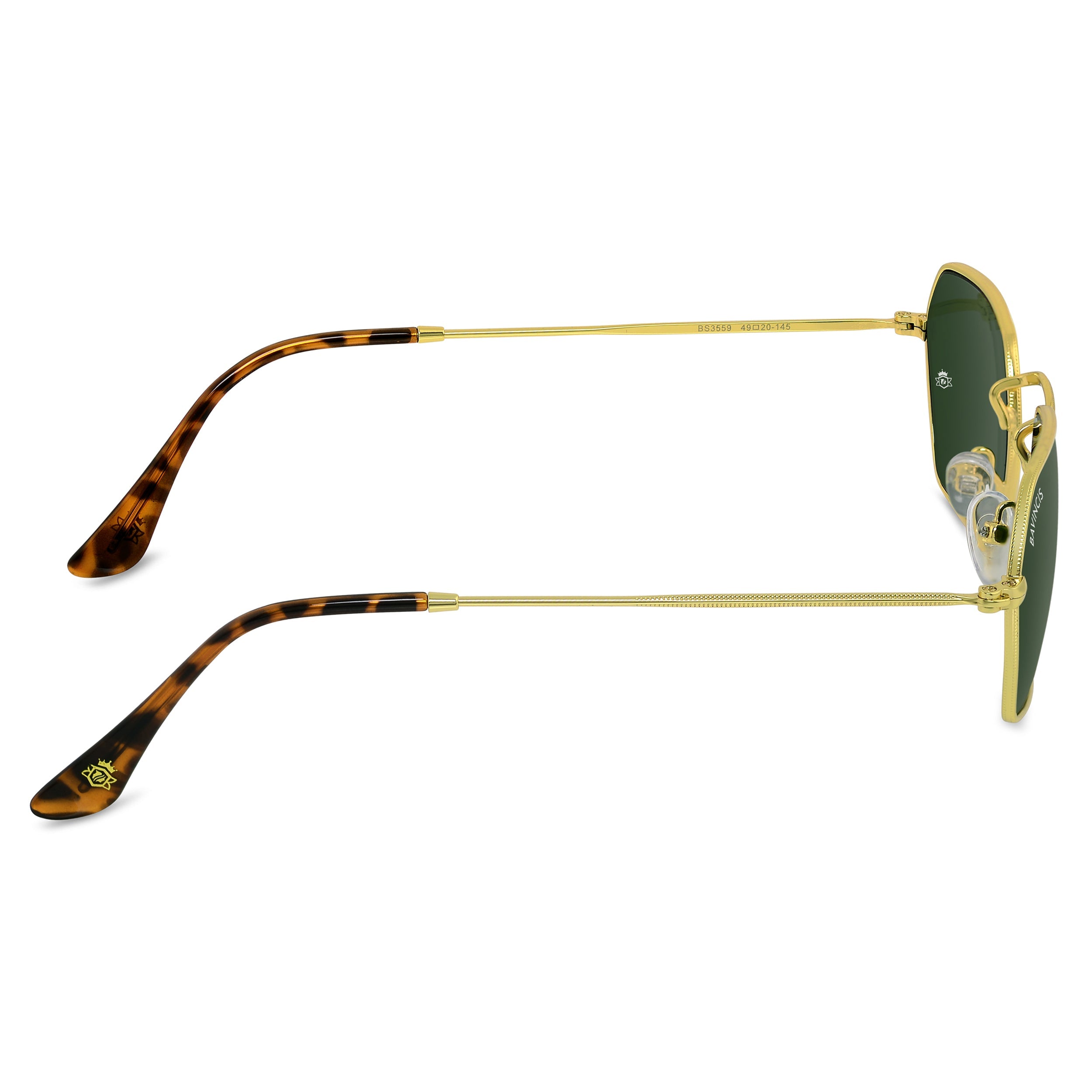 Bavincis Delight Gold And Green Edition Sunglasses