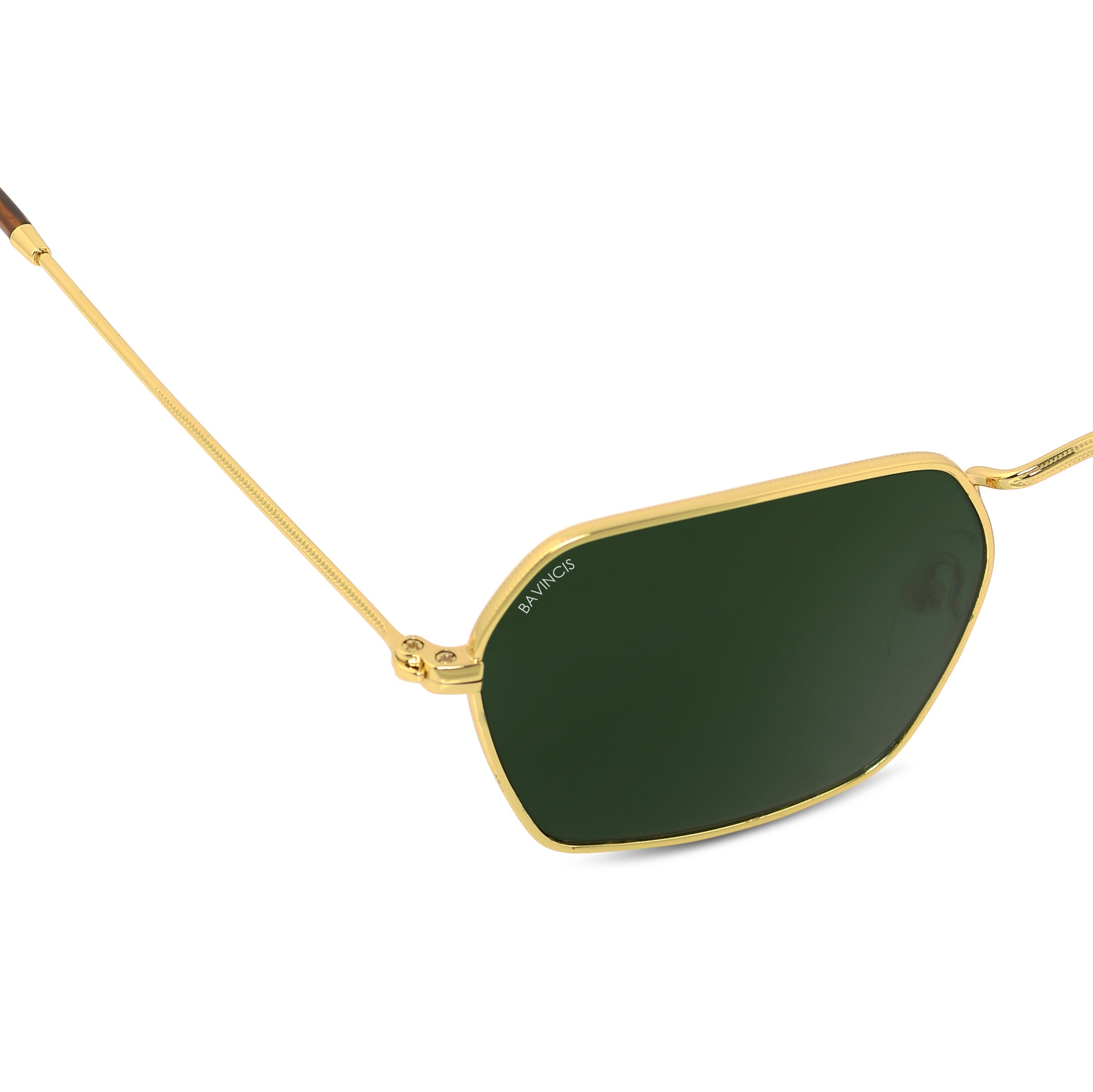 Bavincis Delight Gold And Green Edition Sunglasses