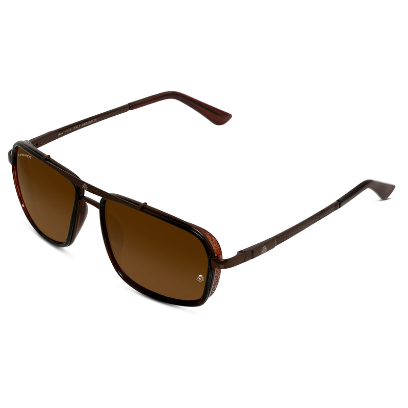 Bavincis Stanly D11 Brown And Brown Edition Sunglasses