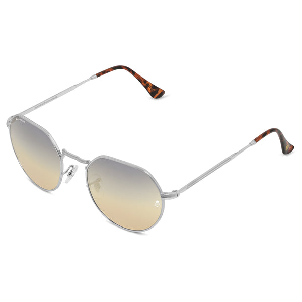 Bavincis Cooper Silver And Gray Brown Gradient Edition Sunglasses