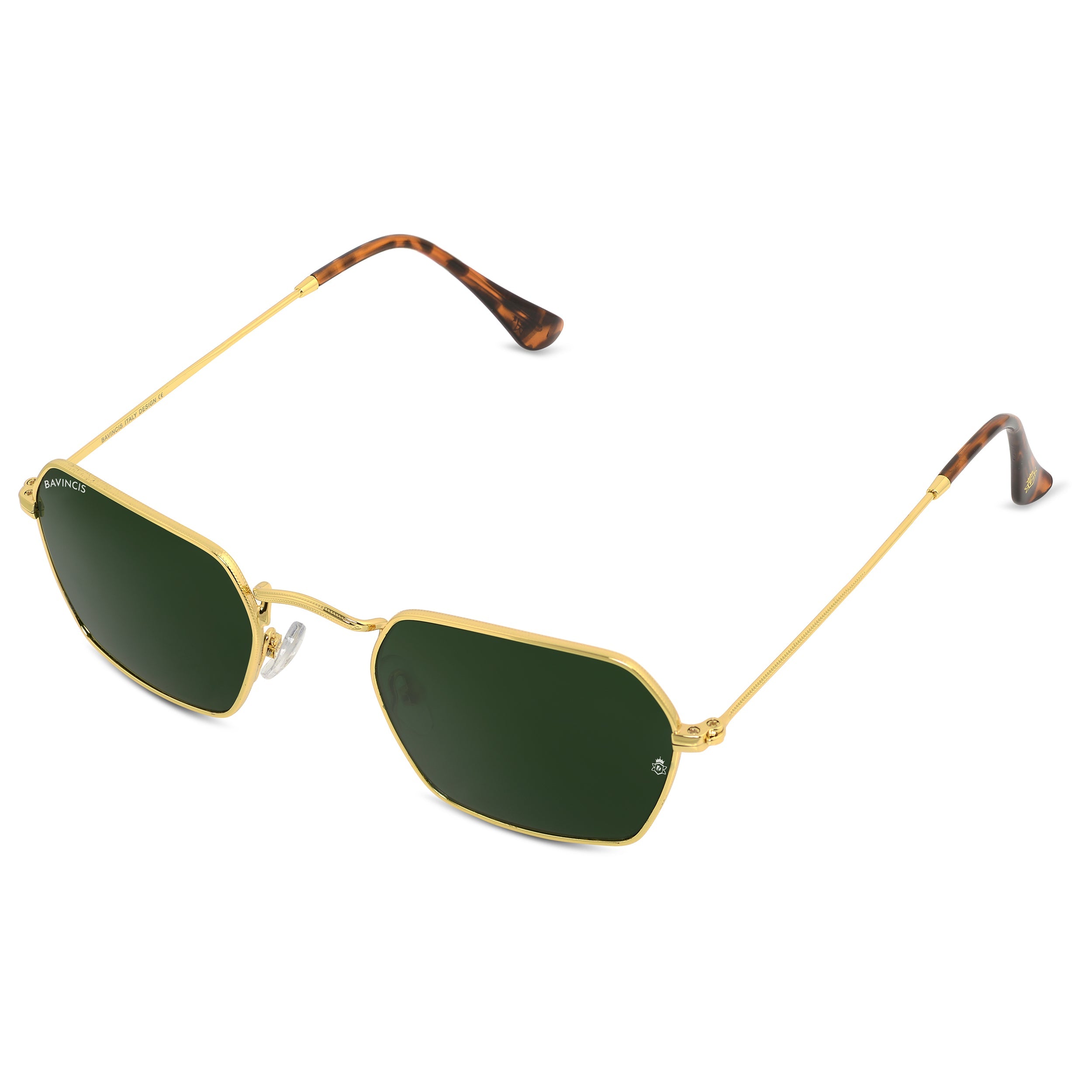 Bavincis Delight Gold And Green Edition Sunglasses