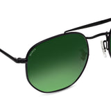 Bavincis Sparkle Black And Green Gradient Edition Sunglasses
