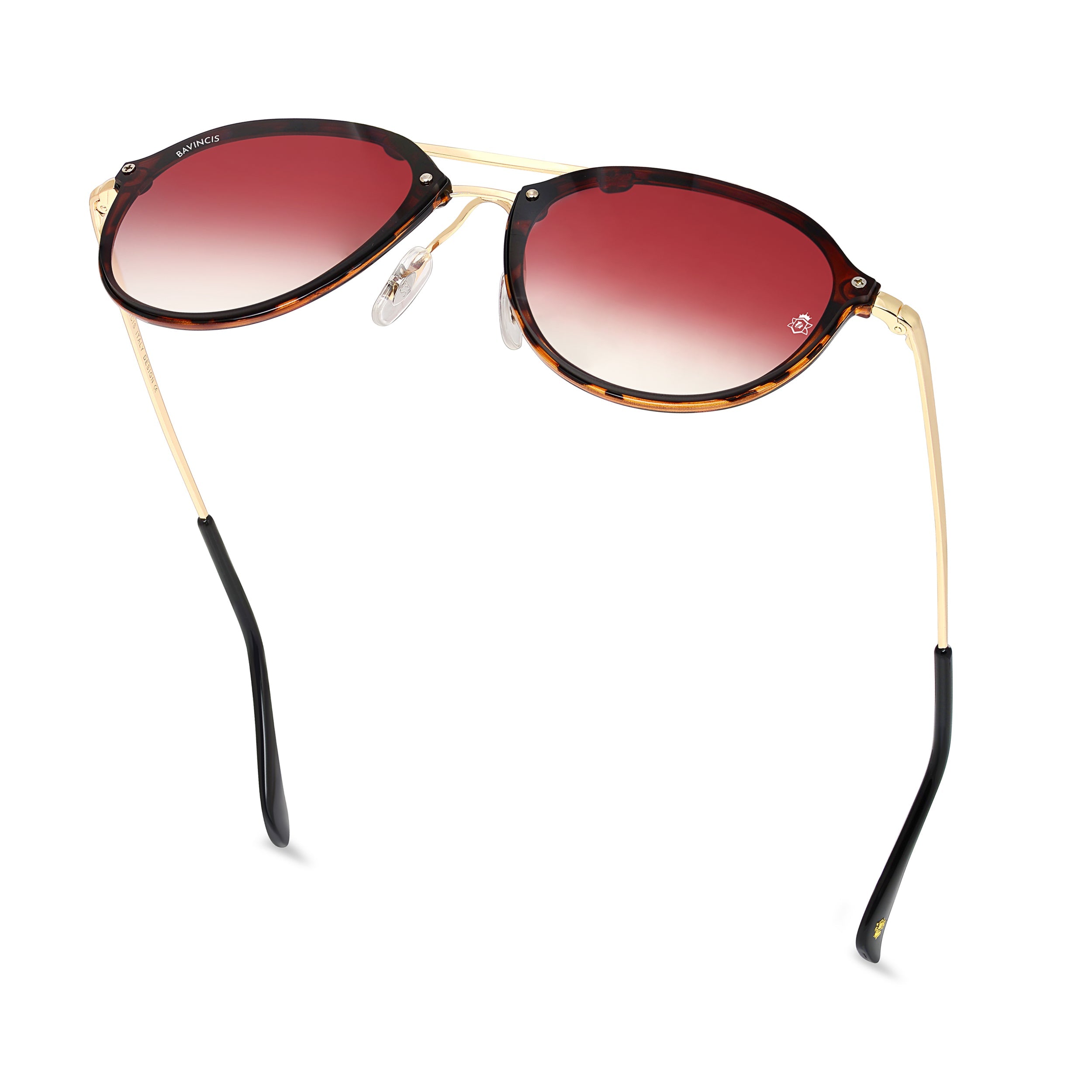 Bavincis Walker Gold And Brown Gradient Edition Sunglasses - BAVINCIS