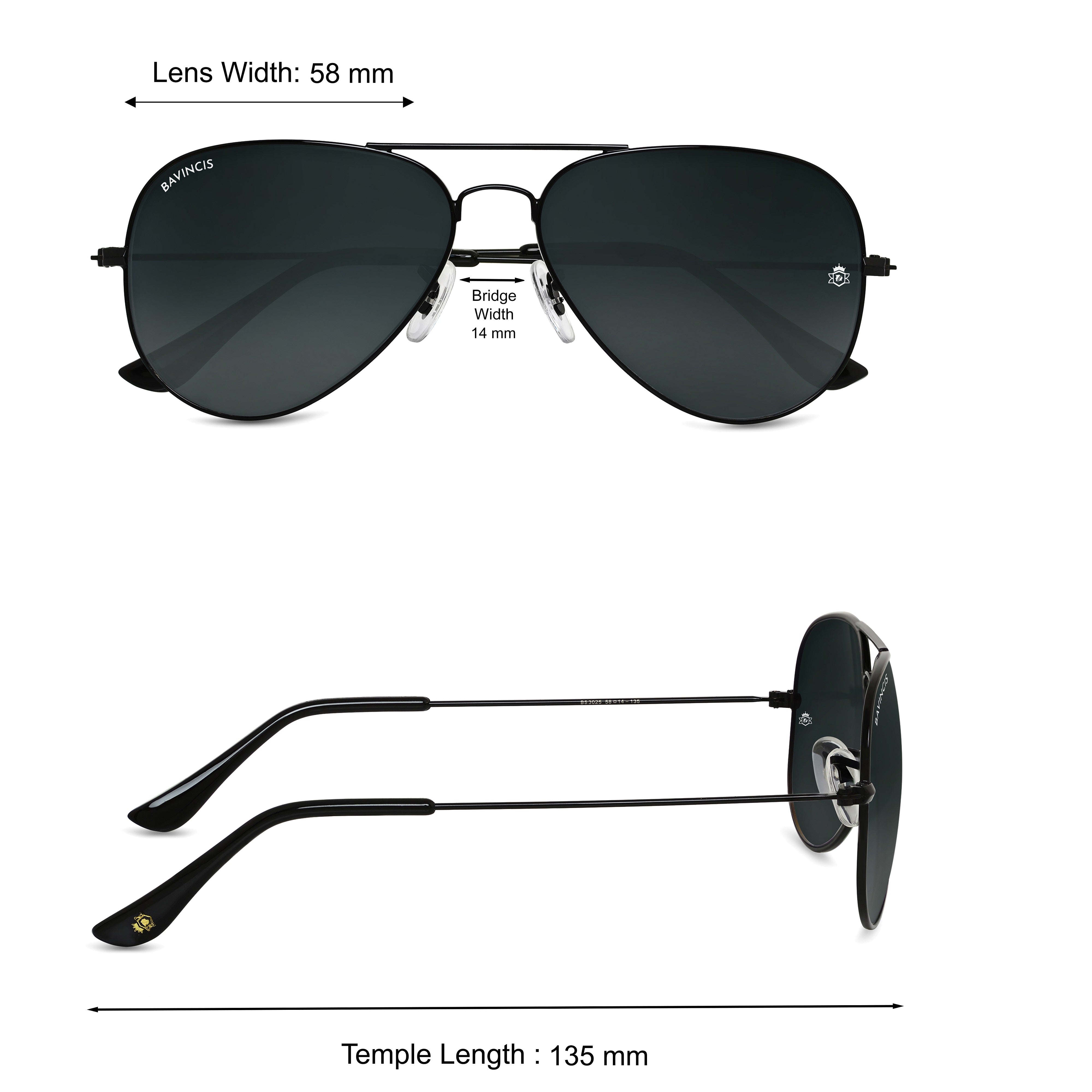 Bavincis Tommy Black And Black Edition Sunglasses