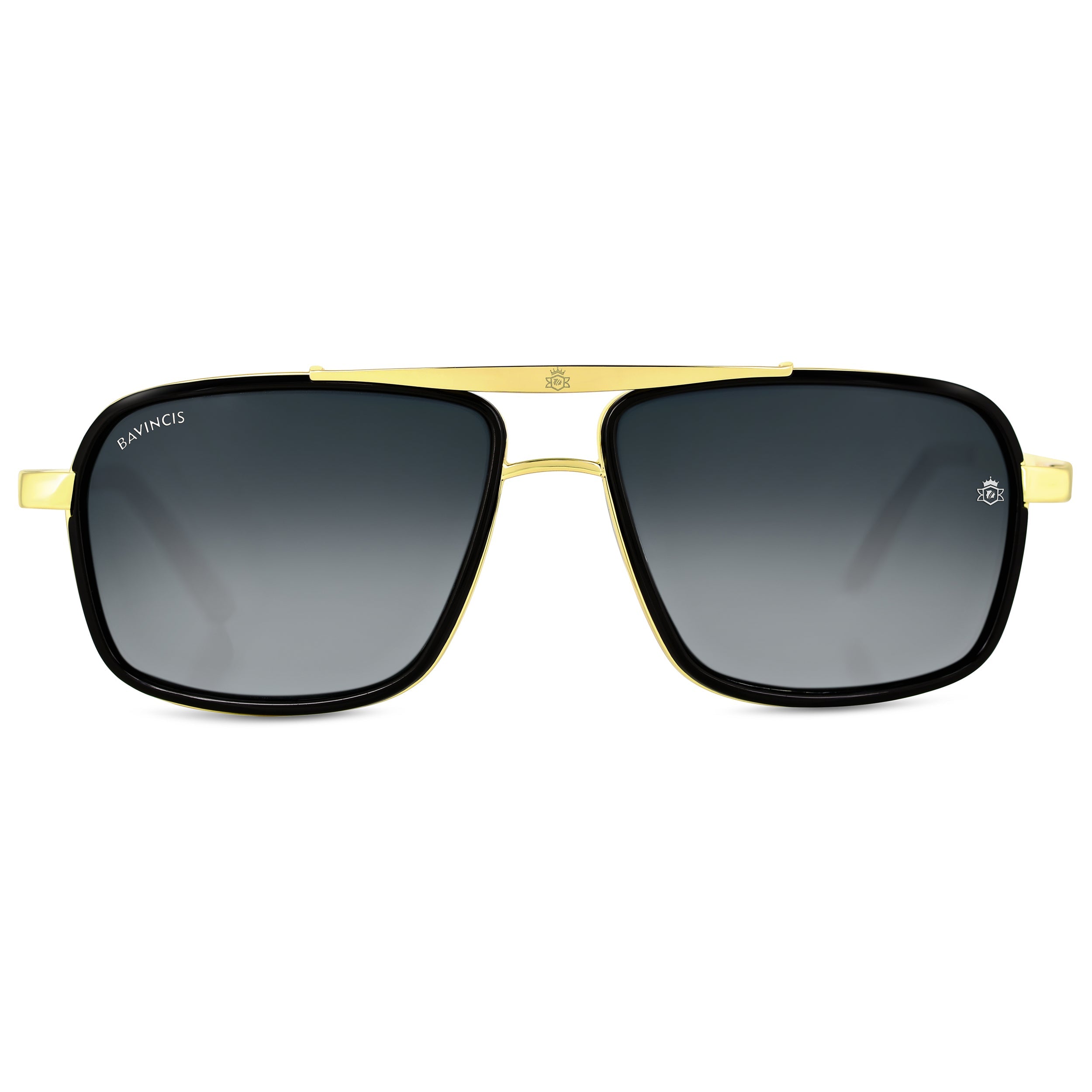 Bavincis Stanly D11 Gold And Gray Gradient Edition Sunglasses