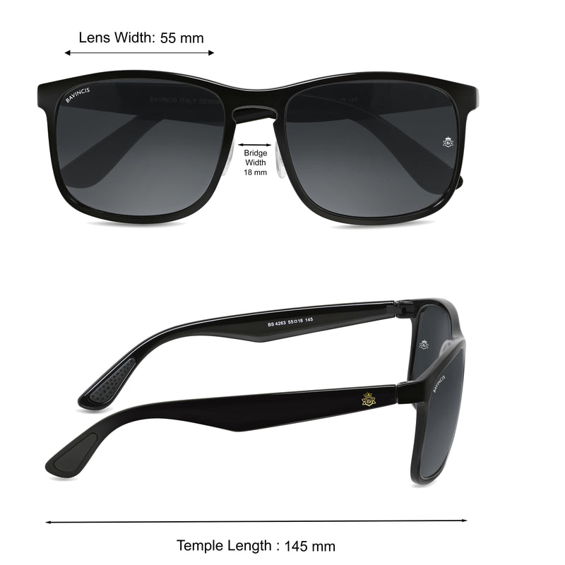 Bavincis Austen Black And Black Edition Sunglasses