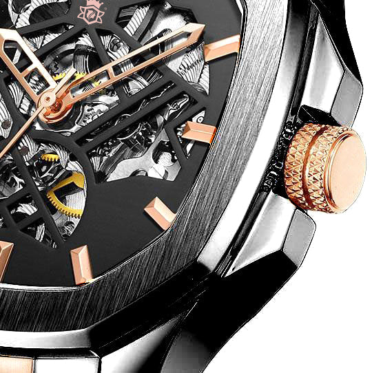 Bavincis Casenova Rose Gold and Black I Automatic Watch - BAVINCIS