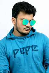 Bavincis The Bond Gold And Aqua Green Edition sunglasses