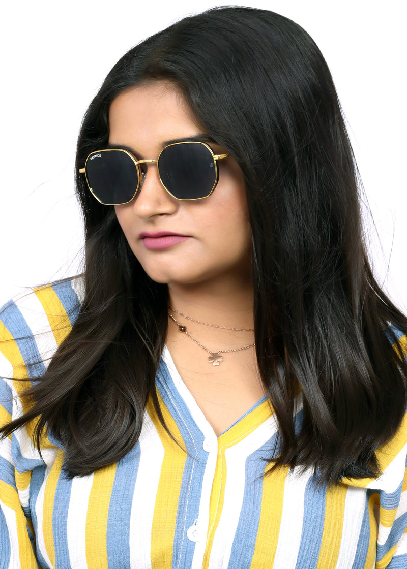 Bavincis Baycan Gold And Black  Edition Sunglasses
