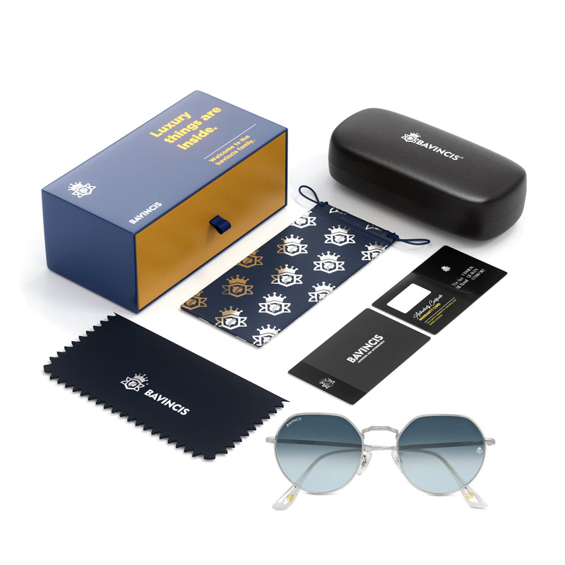 Bavincis Cooper Silver And Grey Gradient Edition Sunglasses