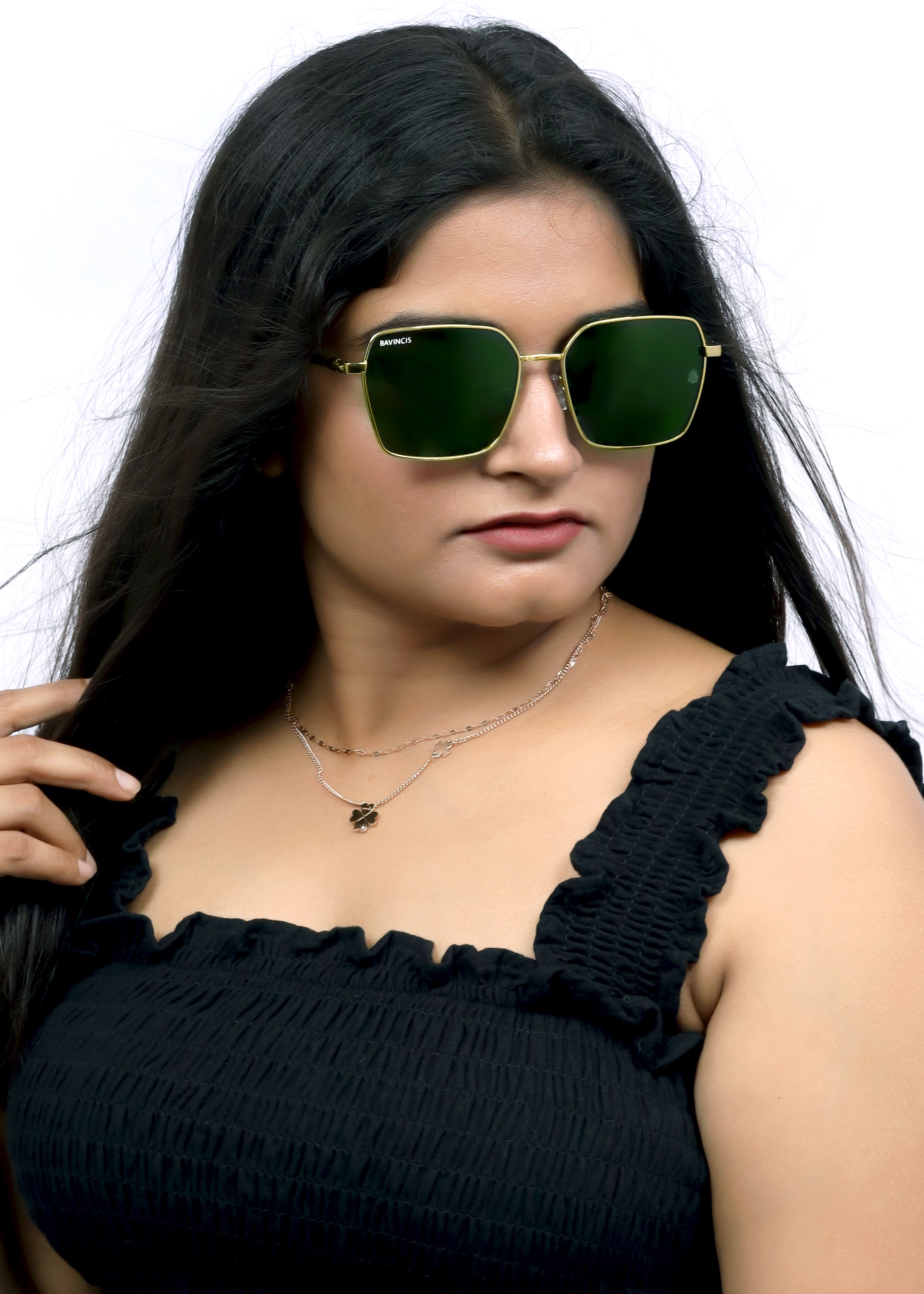 Bavincis The Bond Gold And Green Edition Sunglasses