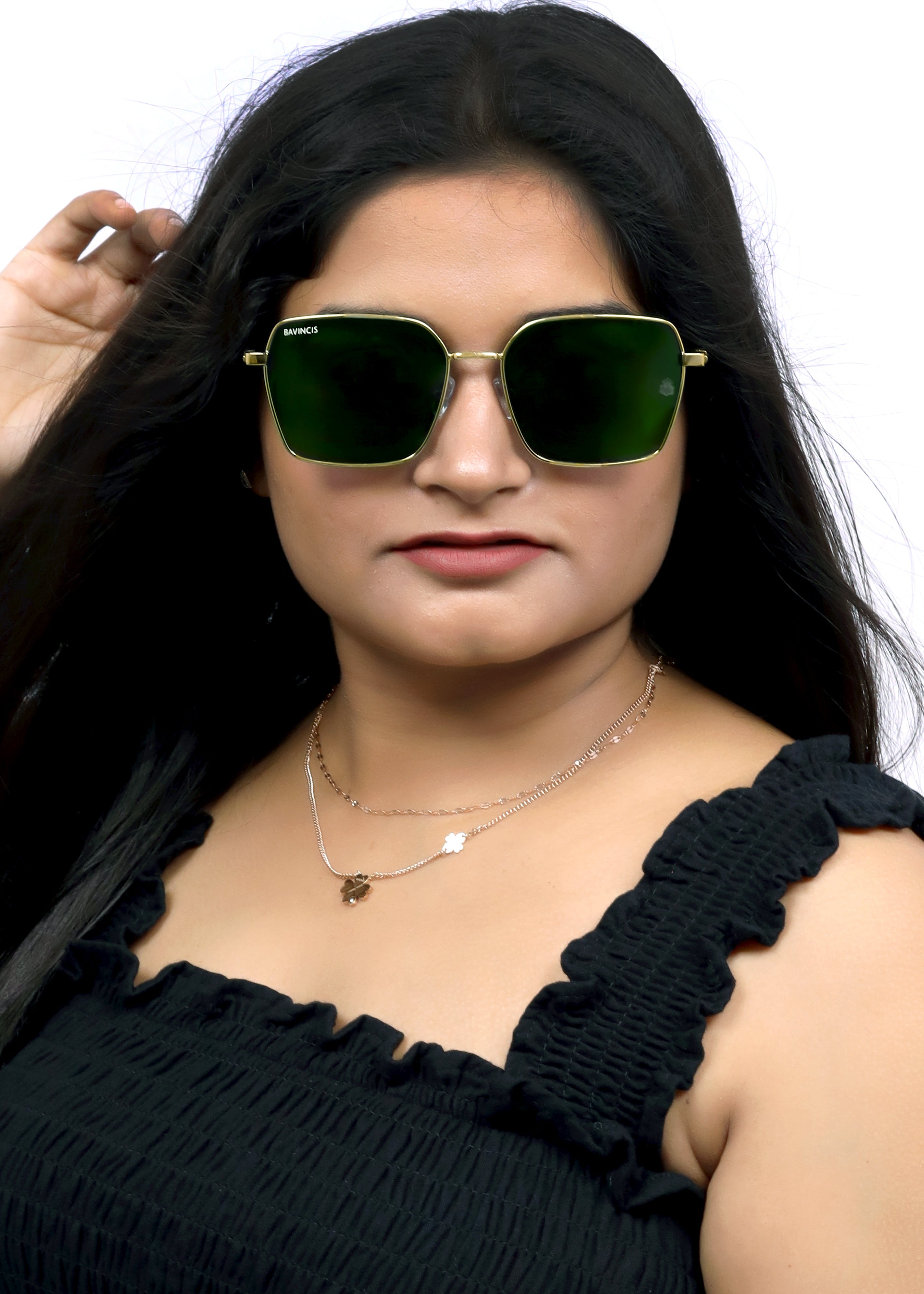 Bavincis The Bond Gold And Green Edition Sunglasses