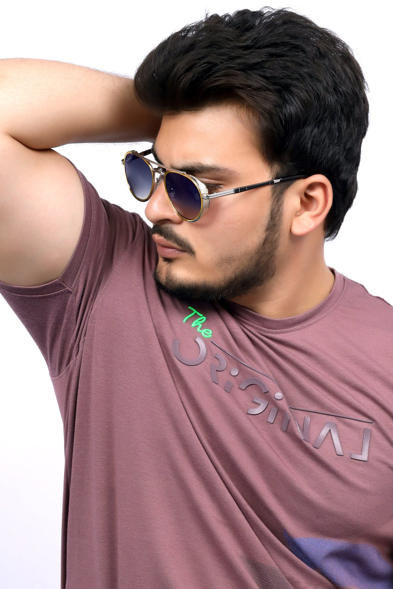 Bavincis Kindon Gold And Blue Gradient Edition Sunglasses