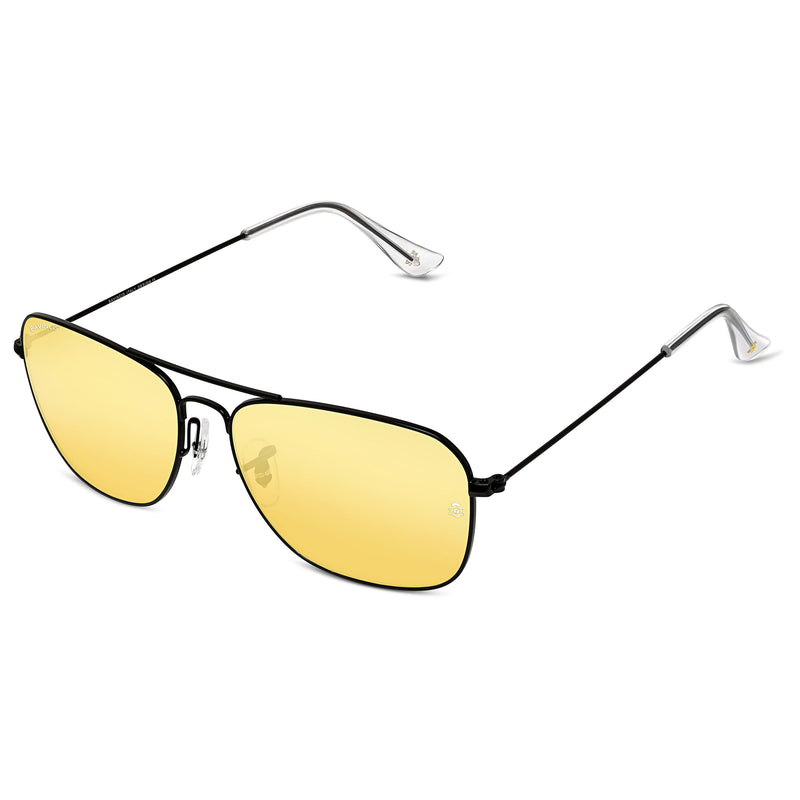 Bavincis Carloz Black And Yellow Edition Sunglasses - BAVINCIS