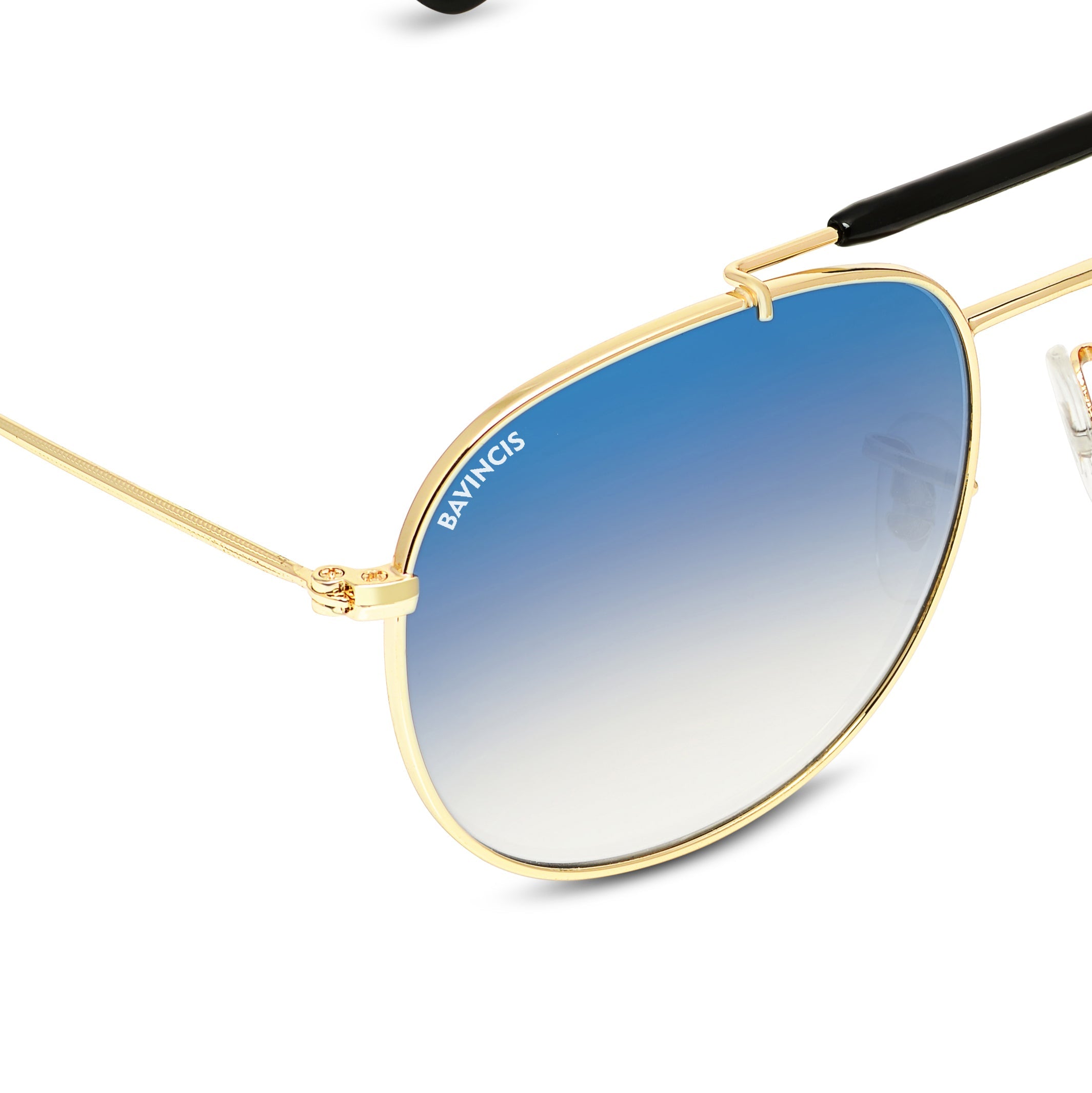 Bavincis Caliber Gold And Blue Gradient Edition sunglasses