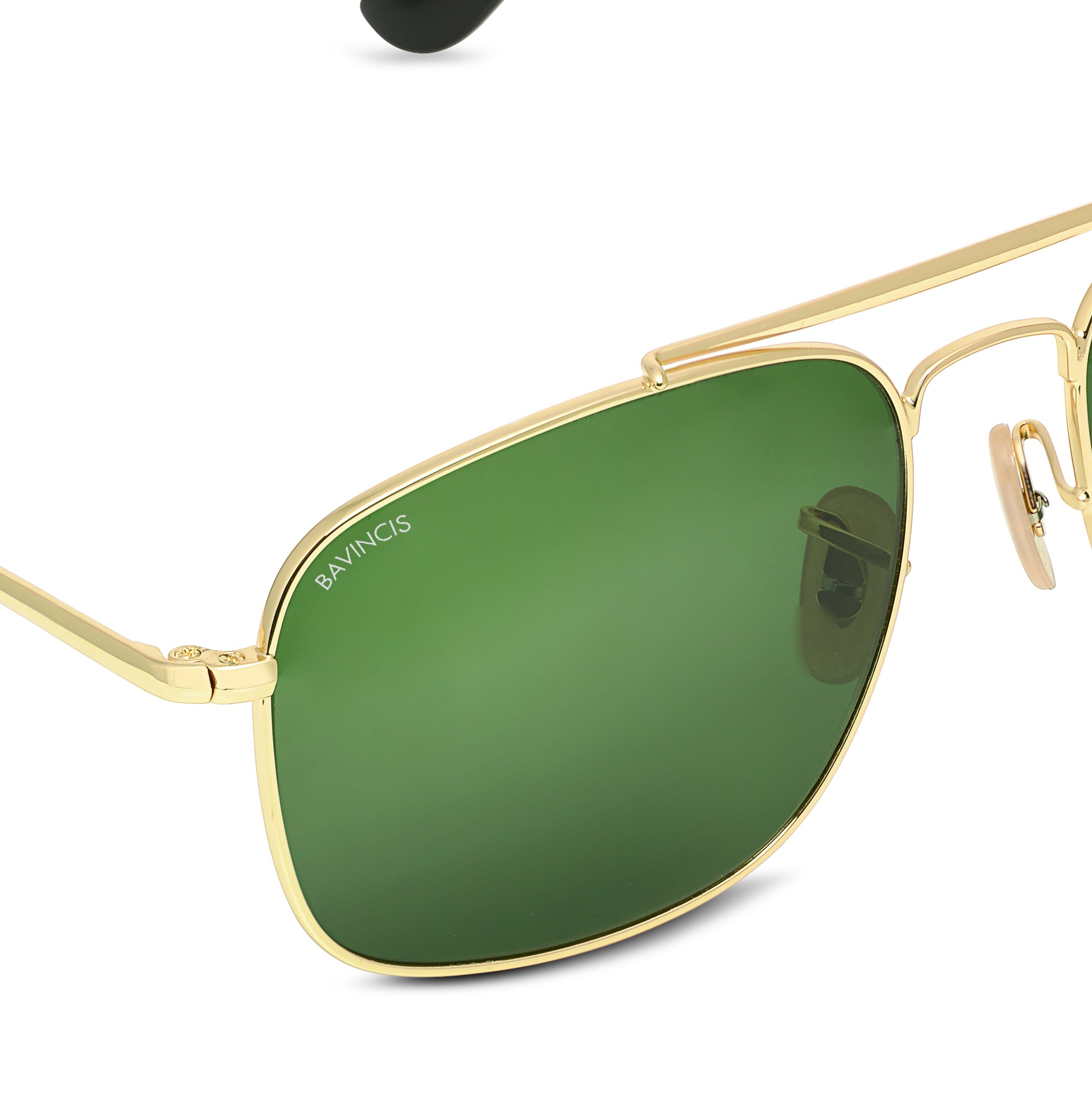 Bavincis Linford Gold And Green Edition Sunglasses