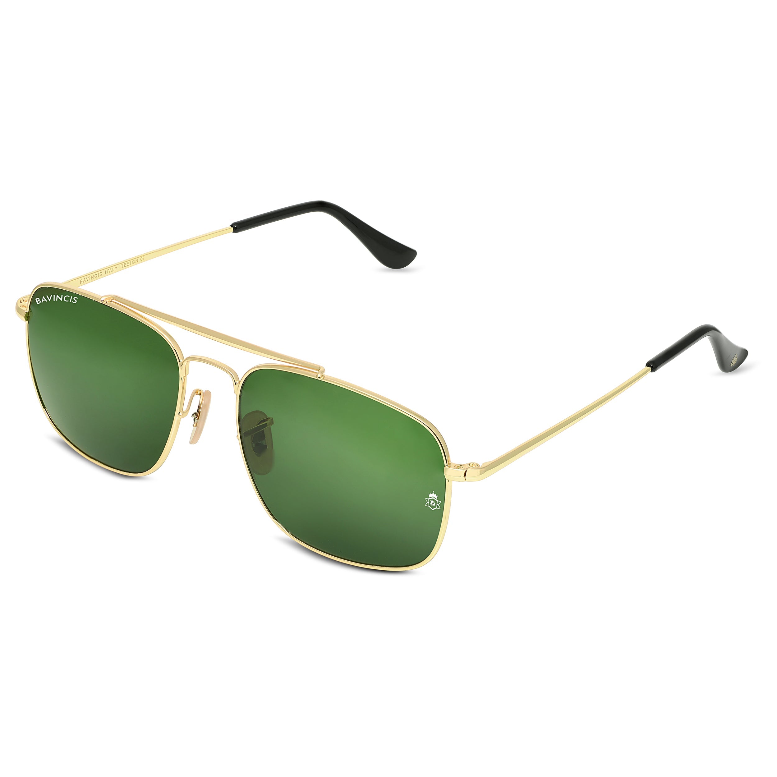 Bavincis Linford Gold And Green Edition Sunglasses - BAVINCIS